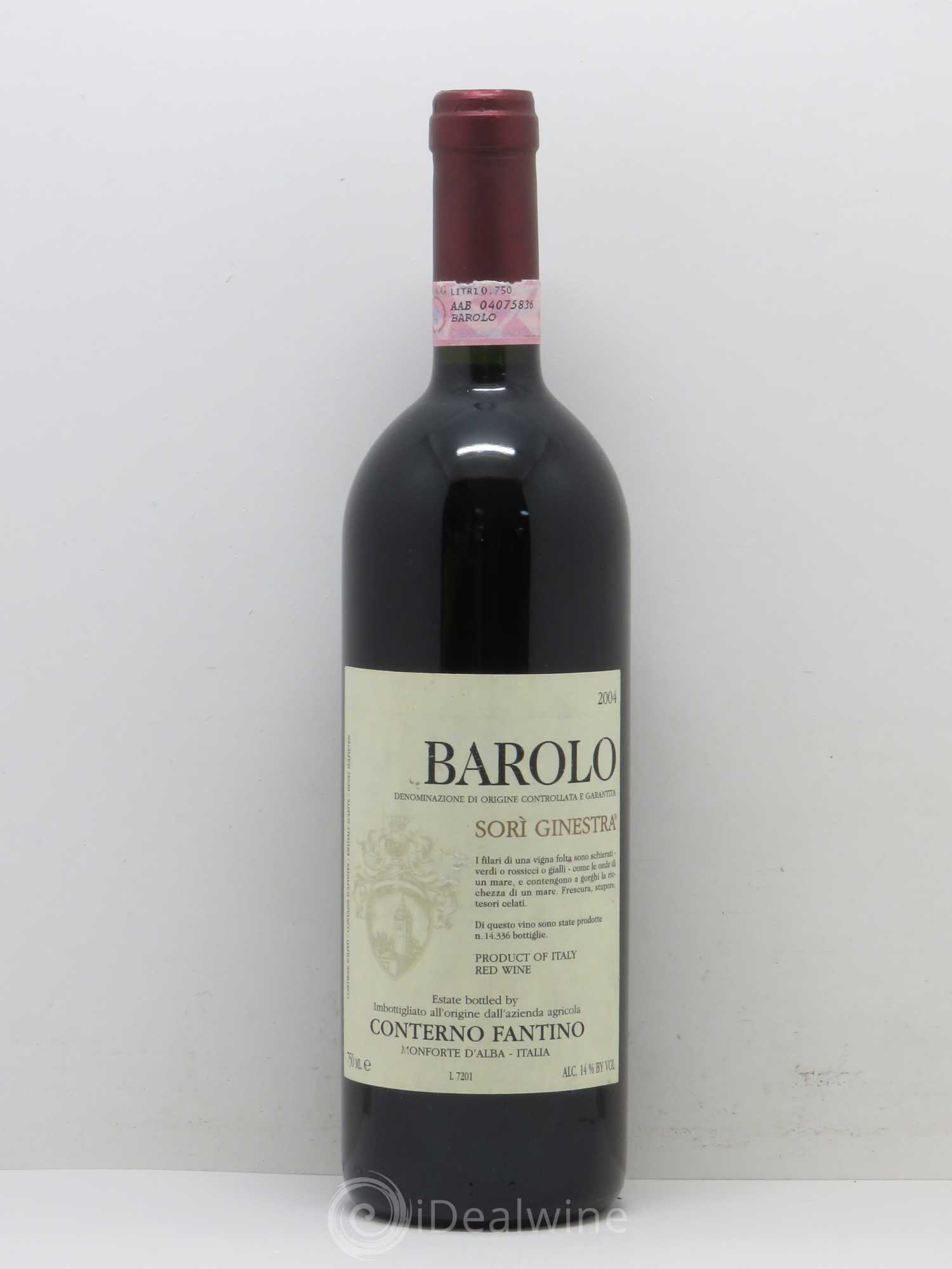 Barolo Conterno Fantino Sori Ginestra 2004 - Posten von 1 Flasche - 0