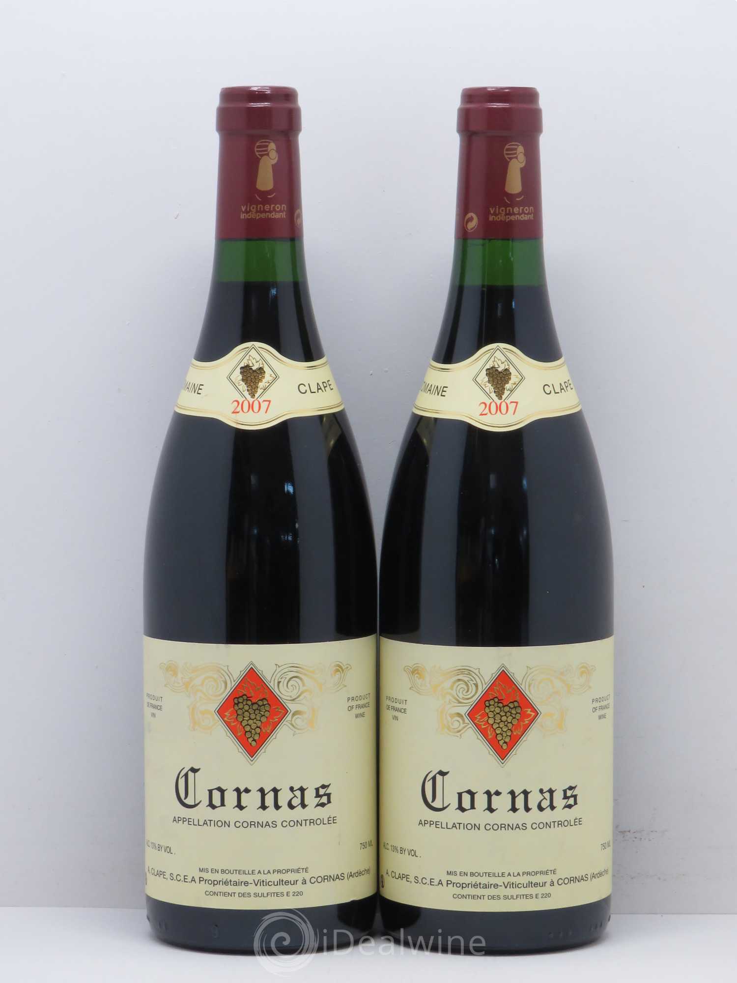 Cornas Auguste Clape 2007 - Lot de 2 bouteilles - 0