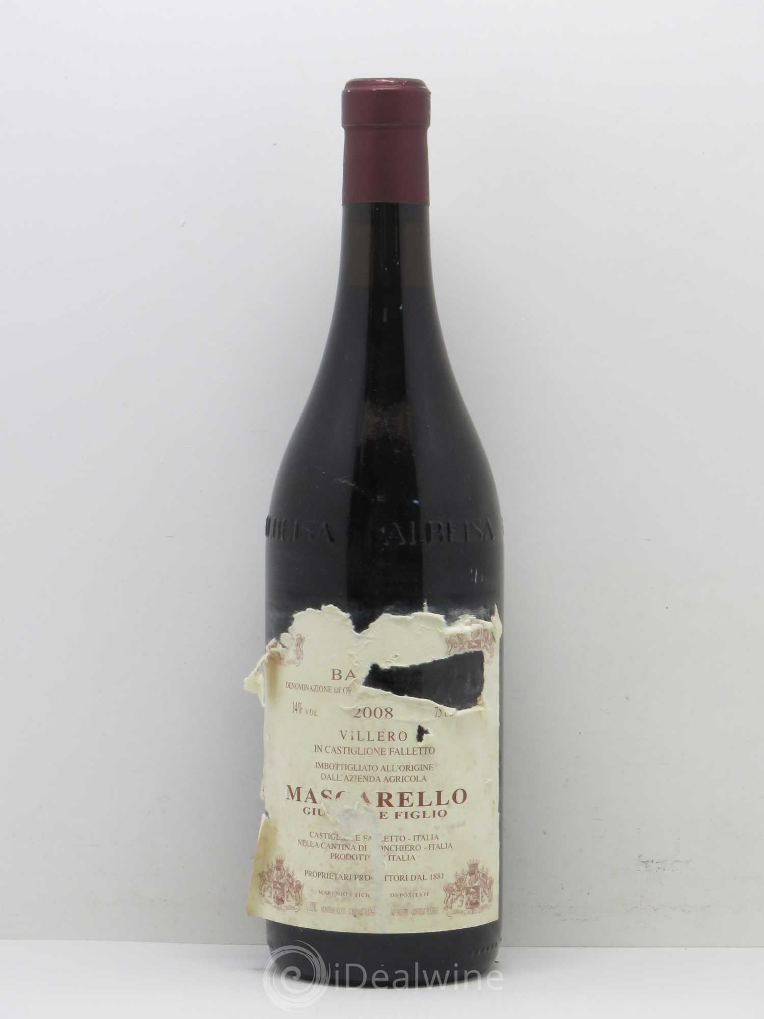 Barolo Mascarello Giuseppe Villerro 2008 - Posten von 1 Flasche - 0