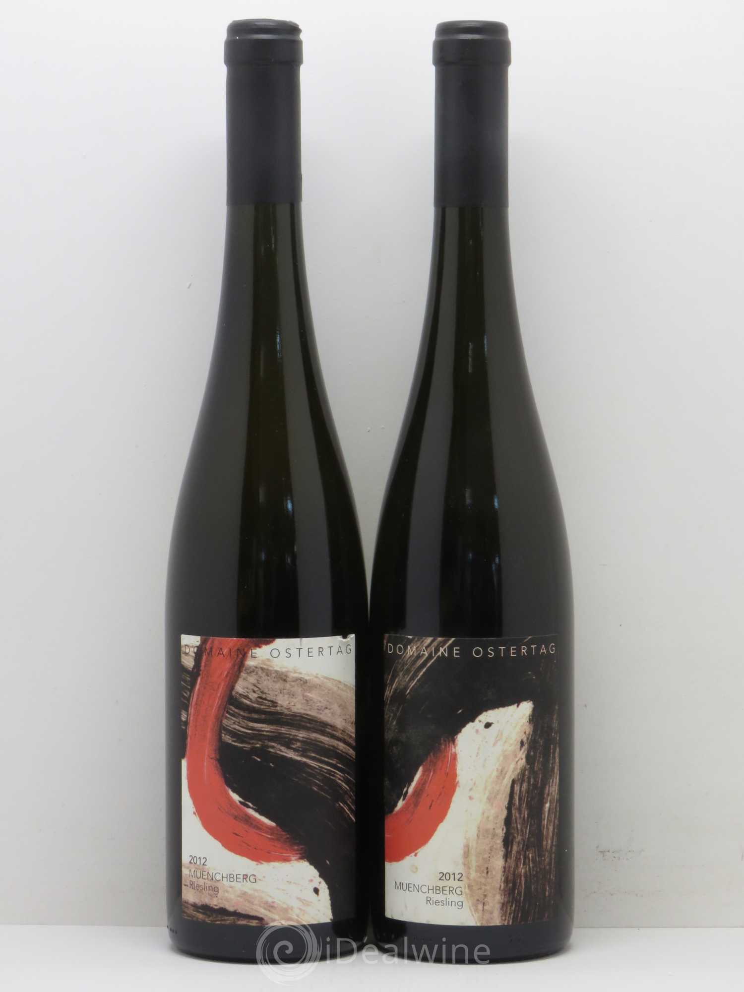 Alsace Riesling Grand Cru Muenchberg Ostertag (Domaine) 2012 - Lot de 2 bouteilles - 0