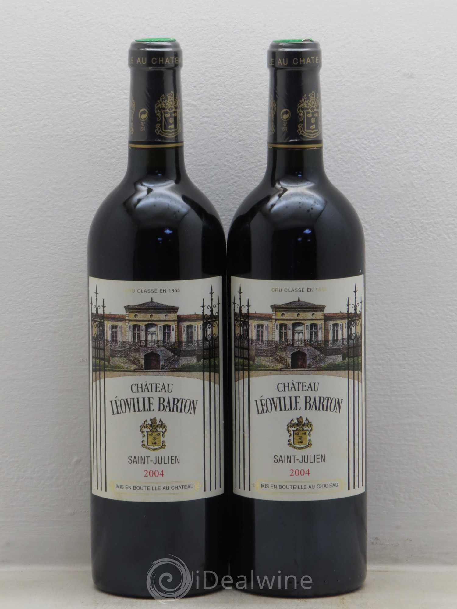 Château Léoville Barton 2ème Grand Cru Classé 2004 - Lot de 2 bouteilles - 0
