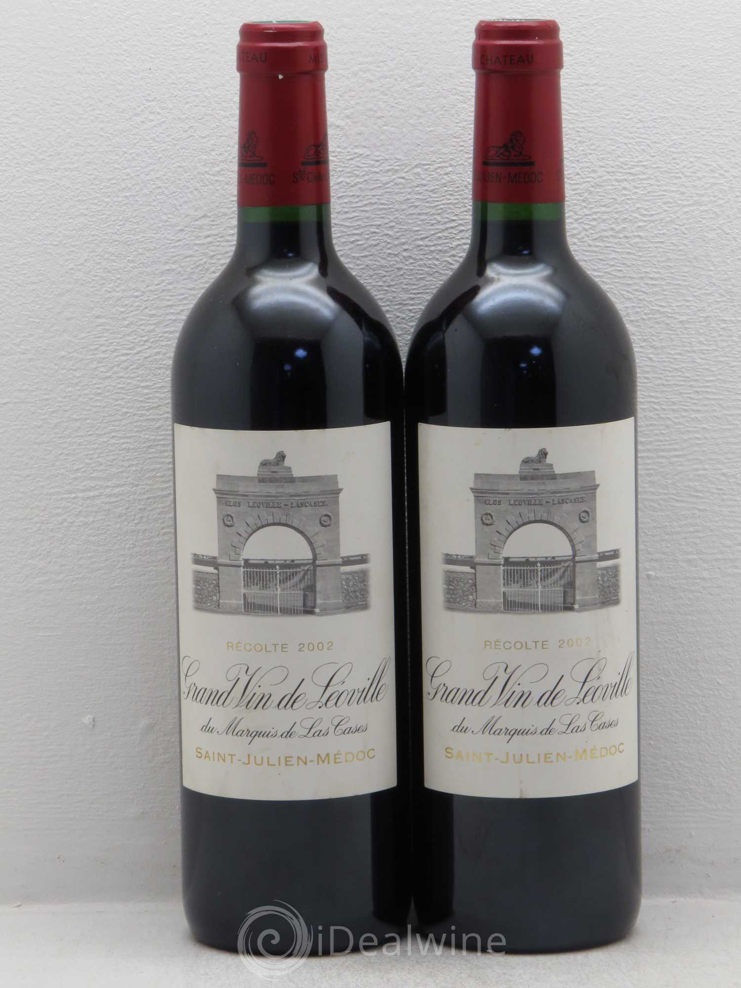 Château Léoville Las Cases 2ème Grand Cru Classé 2002 - Lot de 2 bouteilles - 0