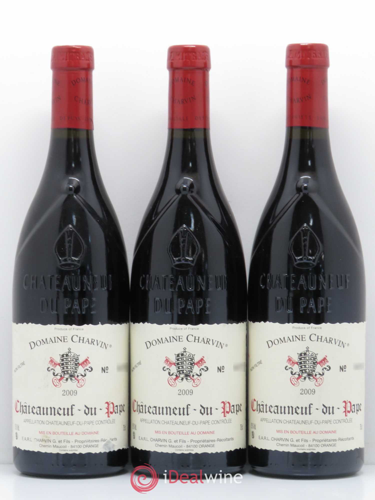 Châteauneuf-du-Pape Charvin (Domaine) 2009 - Lot de 3 bouteilles - 0