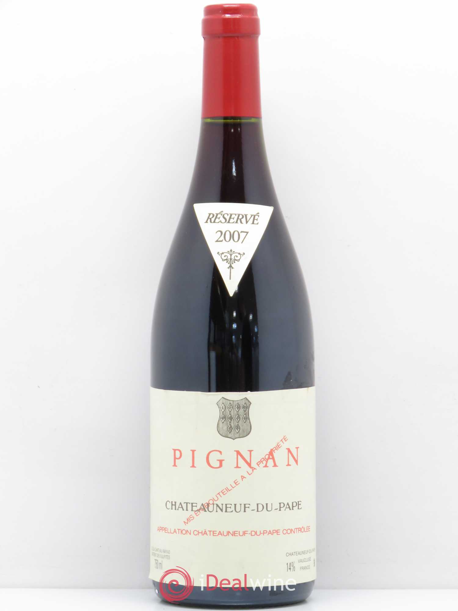 Châteauneuf-du-Pape Pignan Emmanuel Reynaud 2007 - Lot de 1 bouteille - 0