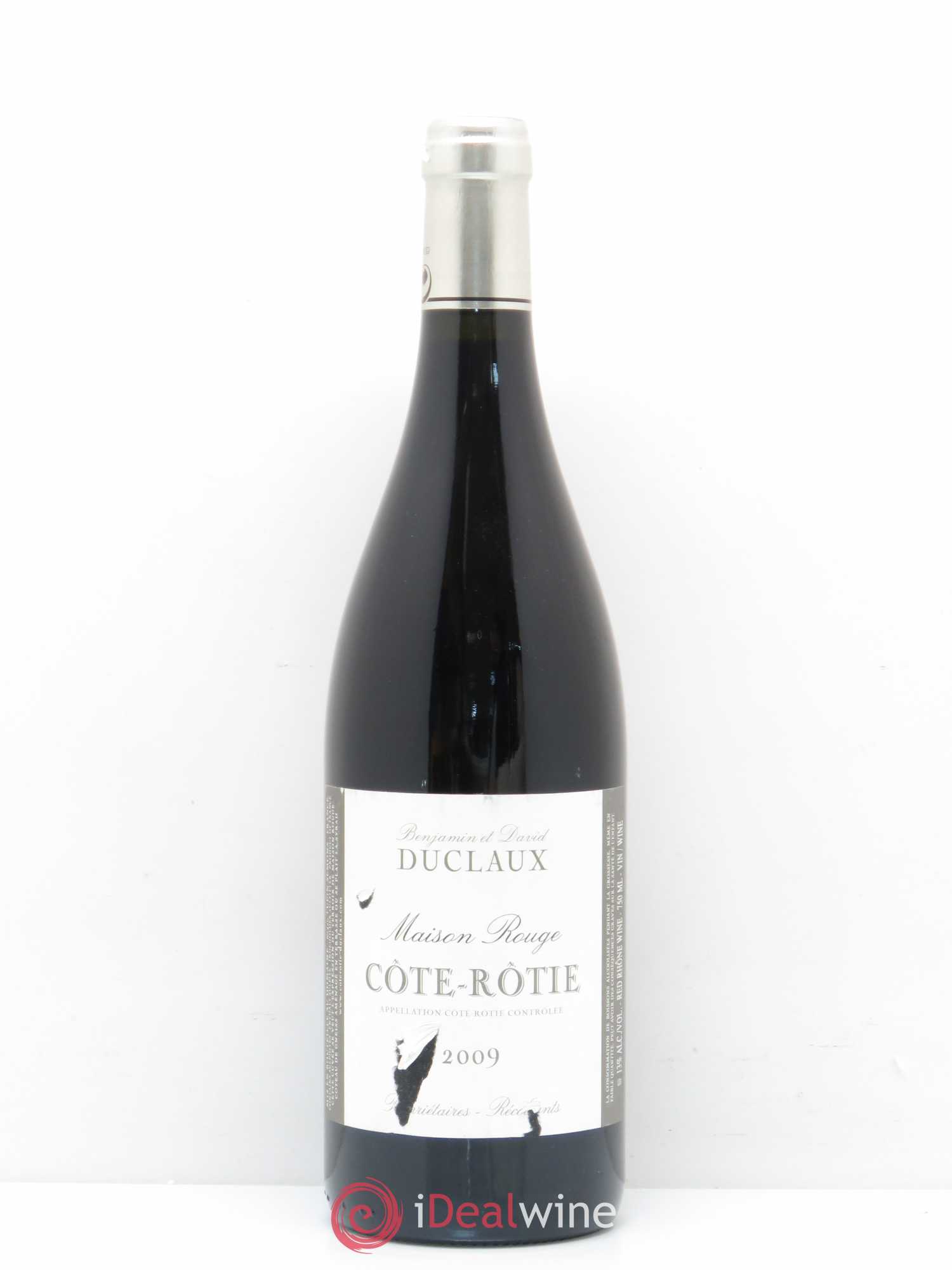 Côte-Rôtie Maison Rouge Domaine Duclaux 2009 - Lot de 1 bouteille - 0