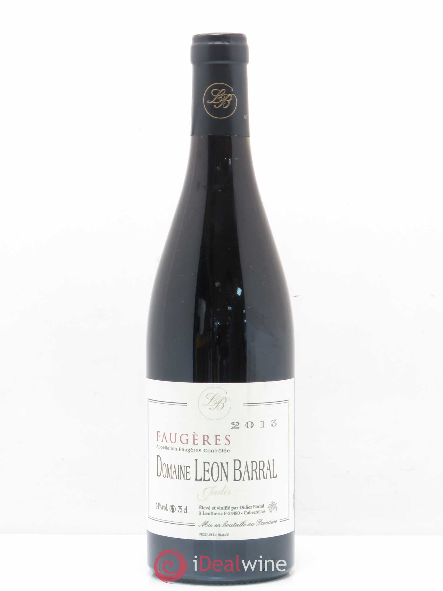 Faugères Jadis Domaine Léon Barral 2013 - Lot de 1 bouteille - 0
