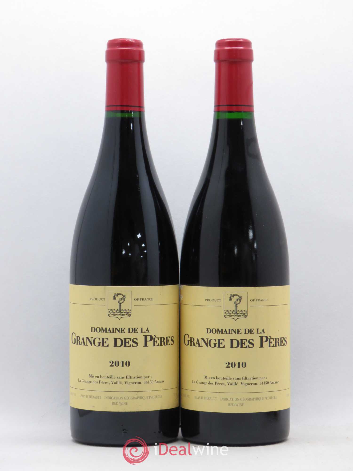 Pays d'Hérault Grange des Pères Laurent Vaillé 2010 - Lot de 2 bouteilles - 0