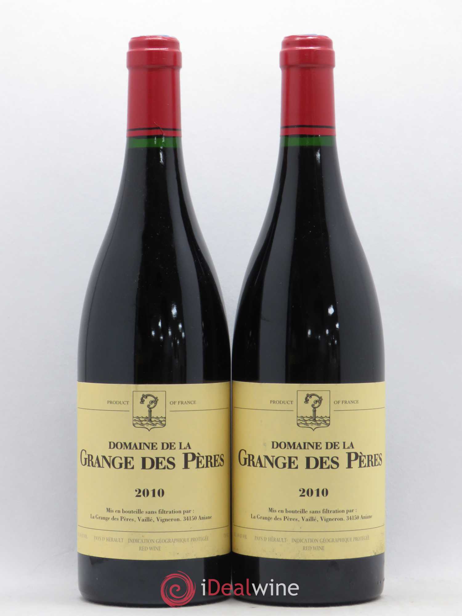 Pays d'Hérault Grange des Pères Laurent Vaillé 2010 - Lot de 2 bouteilles - 0