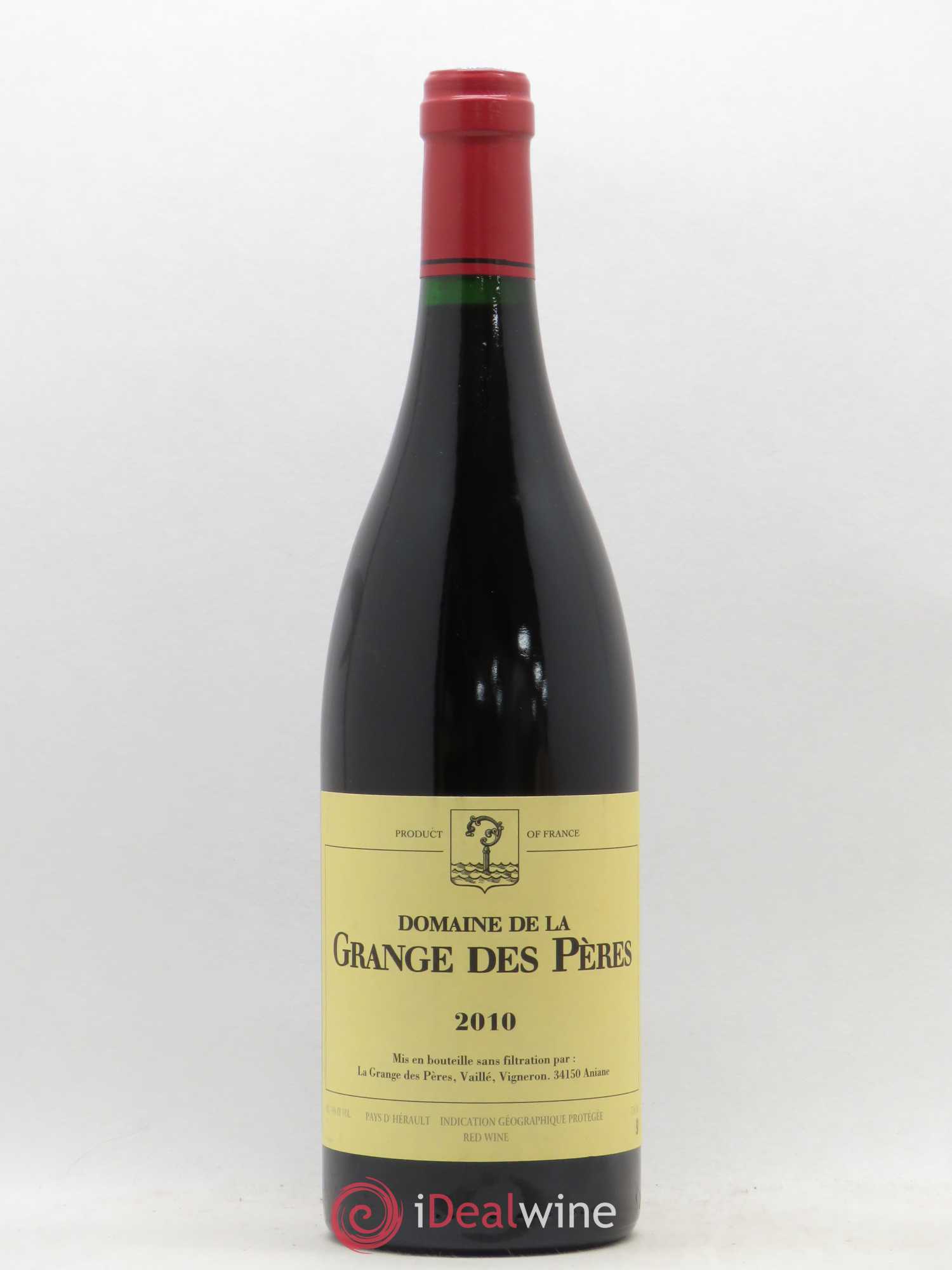 Pays d'Hérault Grange des Pères Laurent Vaillé 2010 - Lot de 1 bouteille - 0