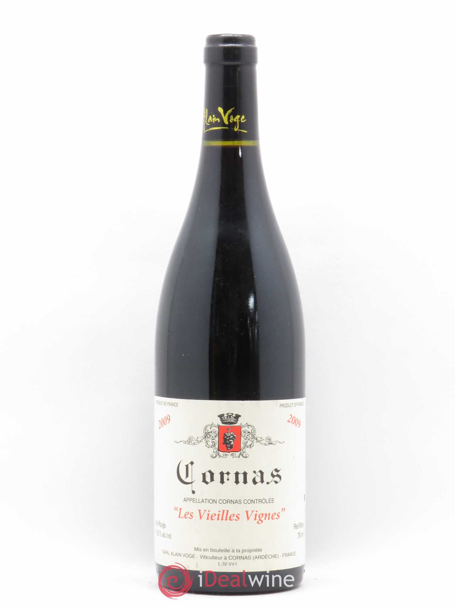 Cornas Les Vieilles Vignes Alain Voge (Domaine) 2009 - Lot de 1 bouteille - 0