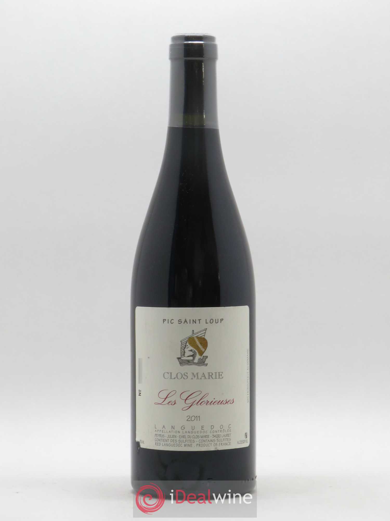 Pic Saint-Loup Clos Marie Les Glorieuses Christophe Peyrus et Françoise Julien 2011 - Lot de 1 bouteille - 0