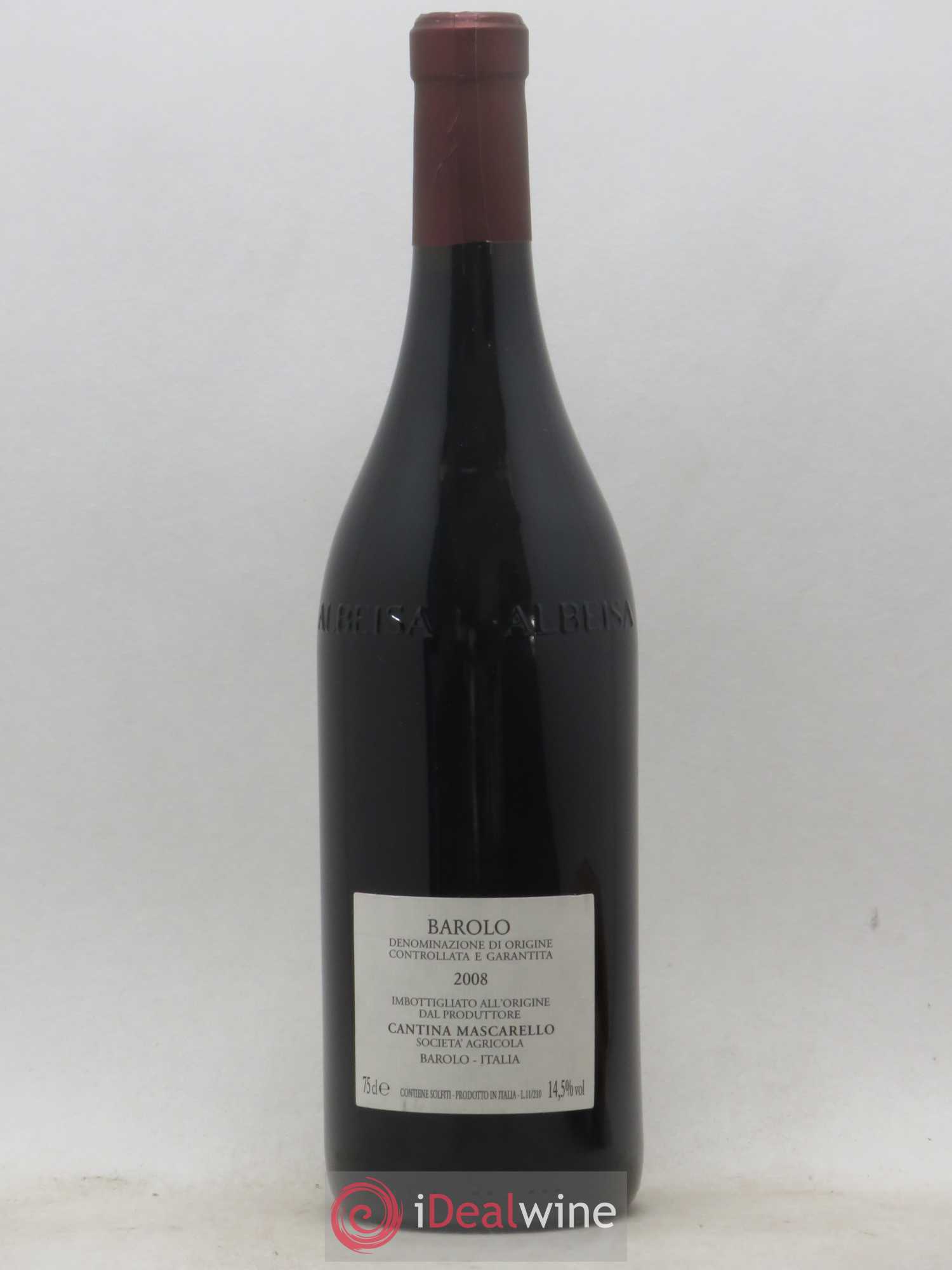 Barolo DOCG Bartolo Mascarello Artist Label 2008 - Lot de 1 bouteille - 1