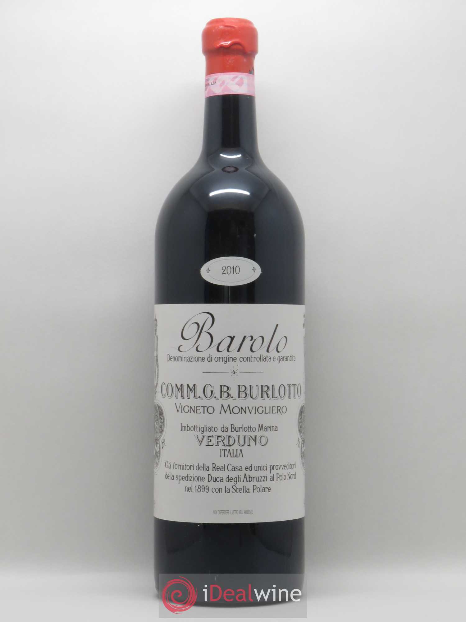 Barolo DOCG Monvigliero Comm. Giovan Battista Burlotto 2010 - Lot de 1 double magnum - 0