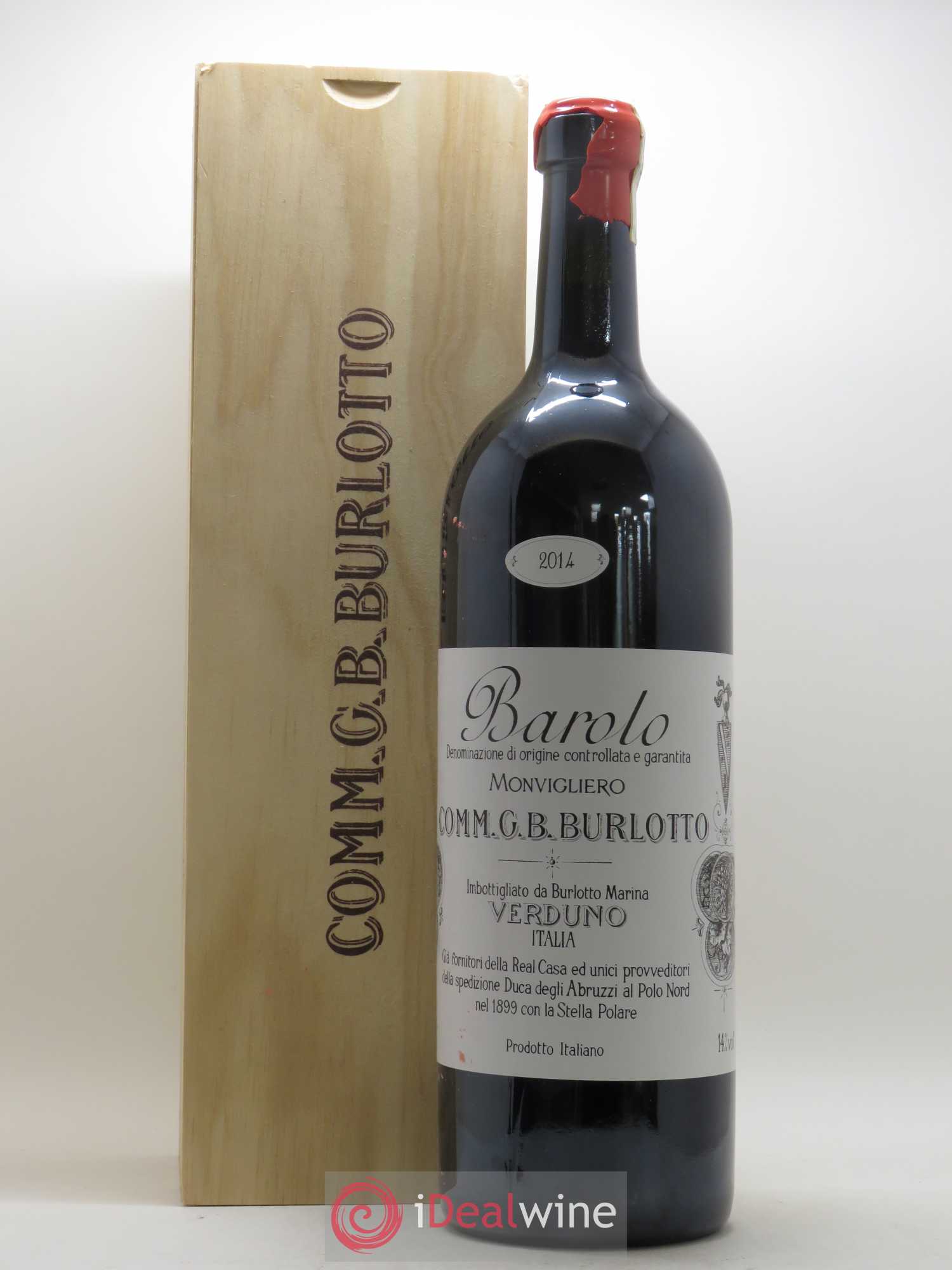 Barolo DOCG Monvigliero Comm. Giovan Battista Burlotto 2014 - Lot de 1 double magnum - 1