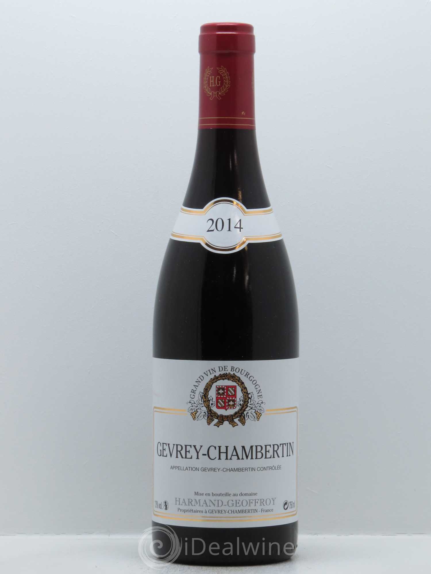 Gevrey-Chambertin Harmand-Geoffroy (Domaine) 2014 - Lot de 1 bouteille - 0