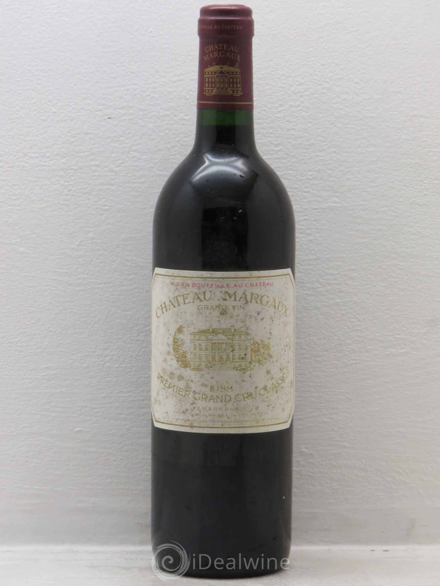Château Margaux 1er Grand Cru Classé 1988 - Lot de 1 bouteille - 0