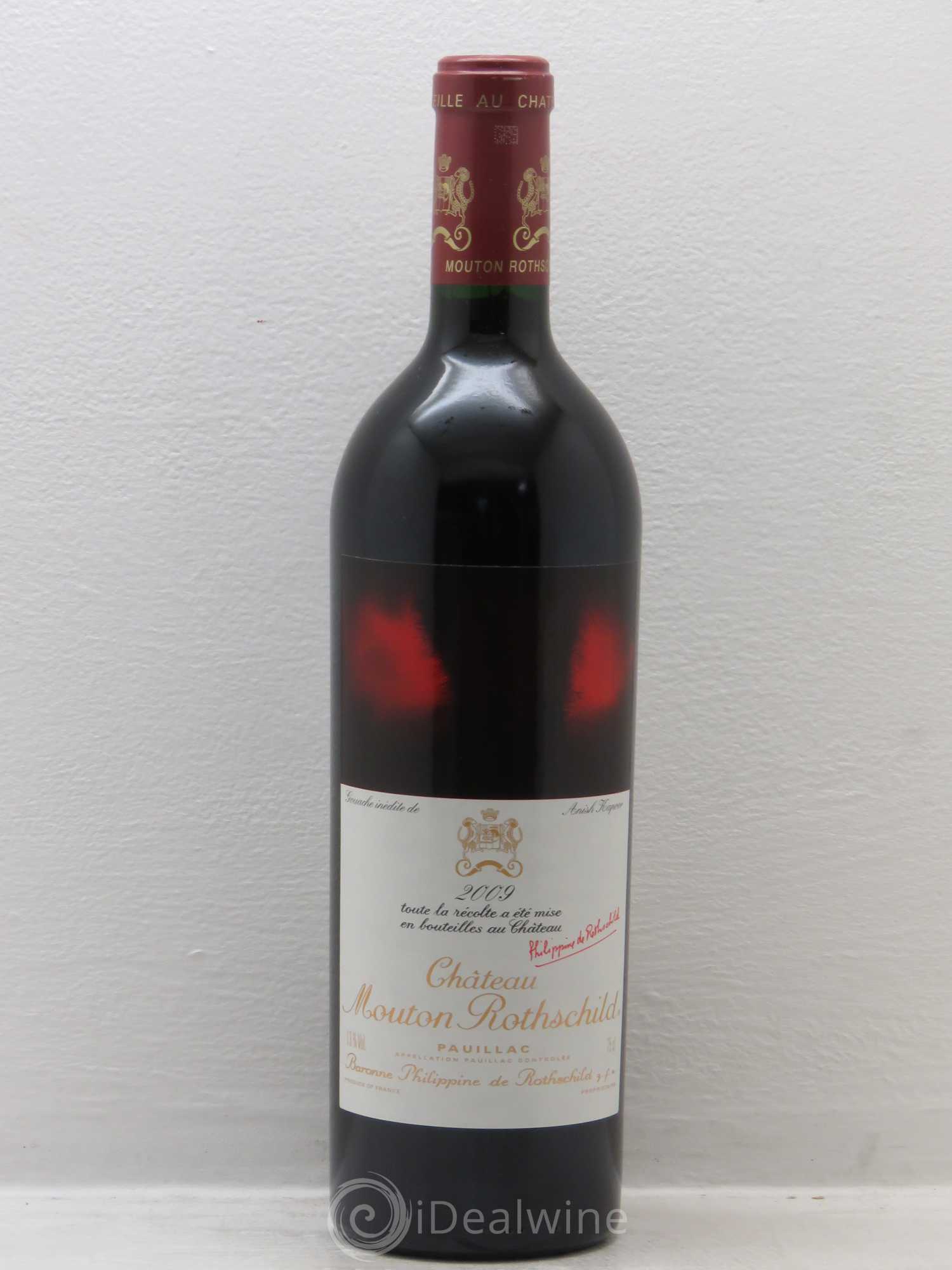 Château Mouton Rothschild 1er Grand Cru Classé 2009 - Lot de 1 bouteille - 0