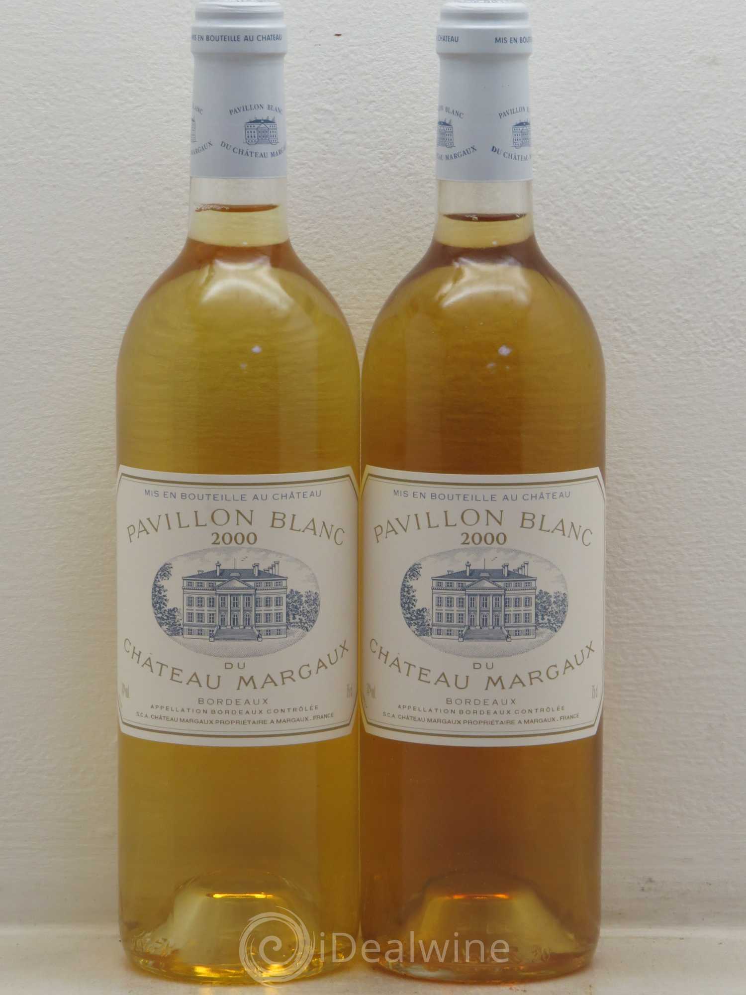 Pavillon Blanc du Château Margaux 2000 - Lot de 2 bouteilles - 0
