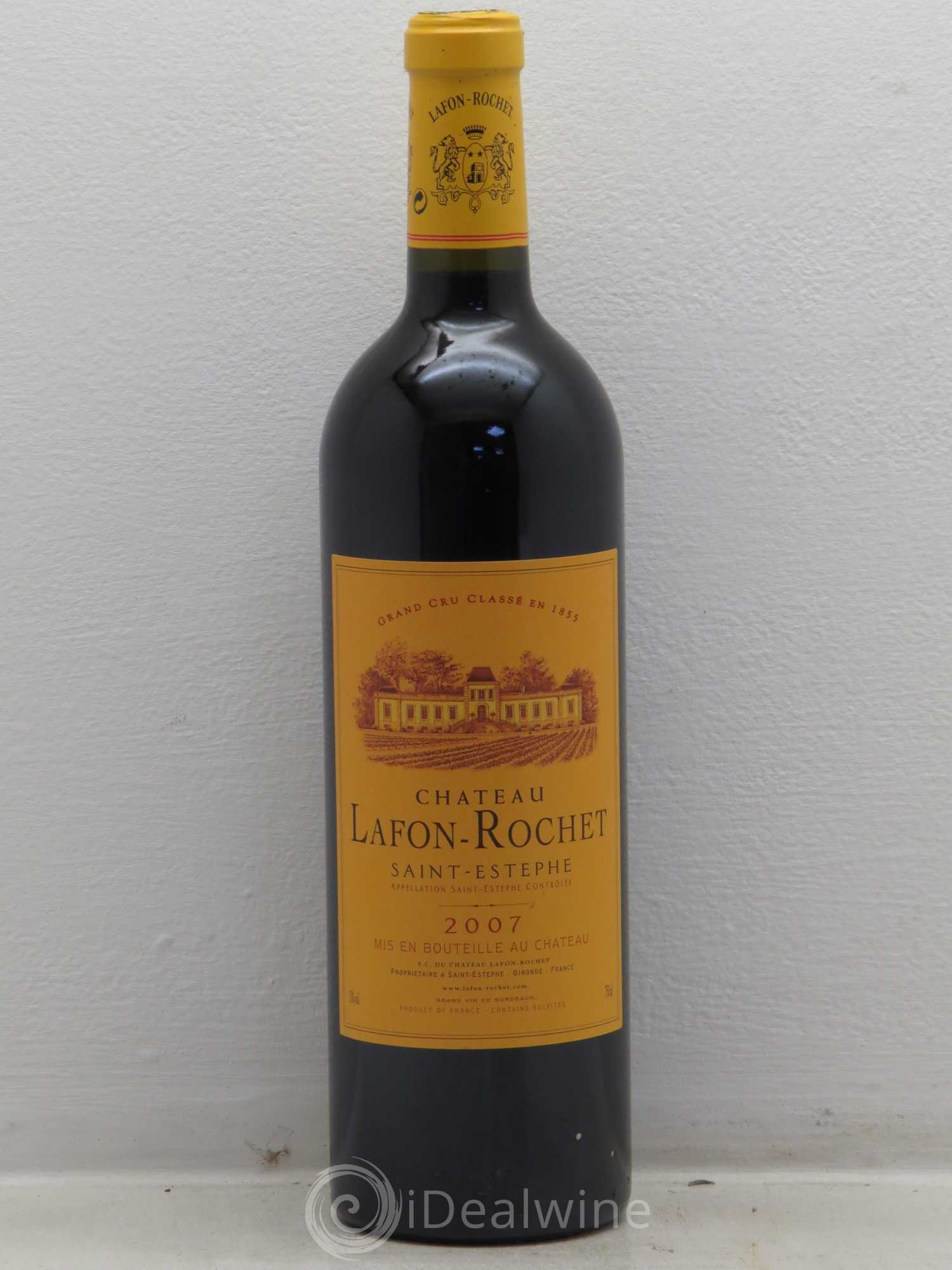 Château Lafon Rochet 4ème Grand Cru Classé 2007 - Lot de 1 bouteille - 0