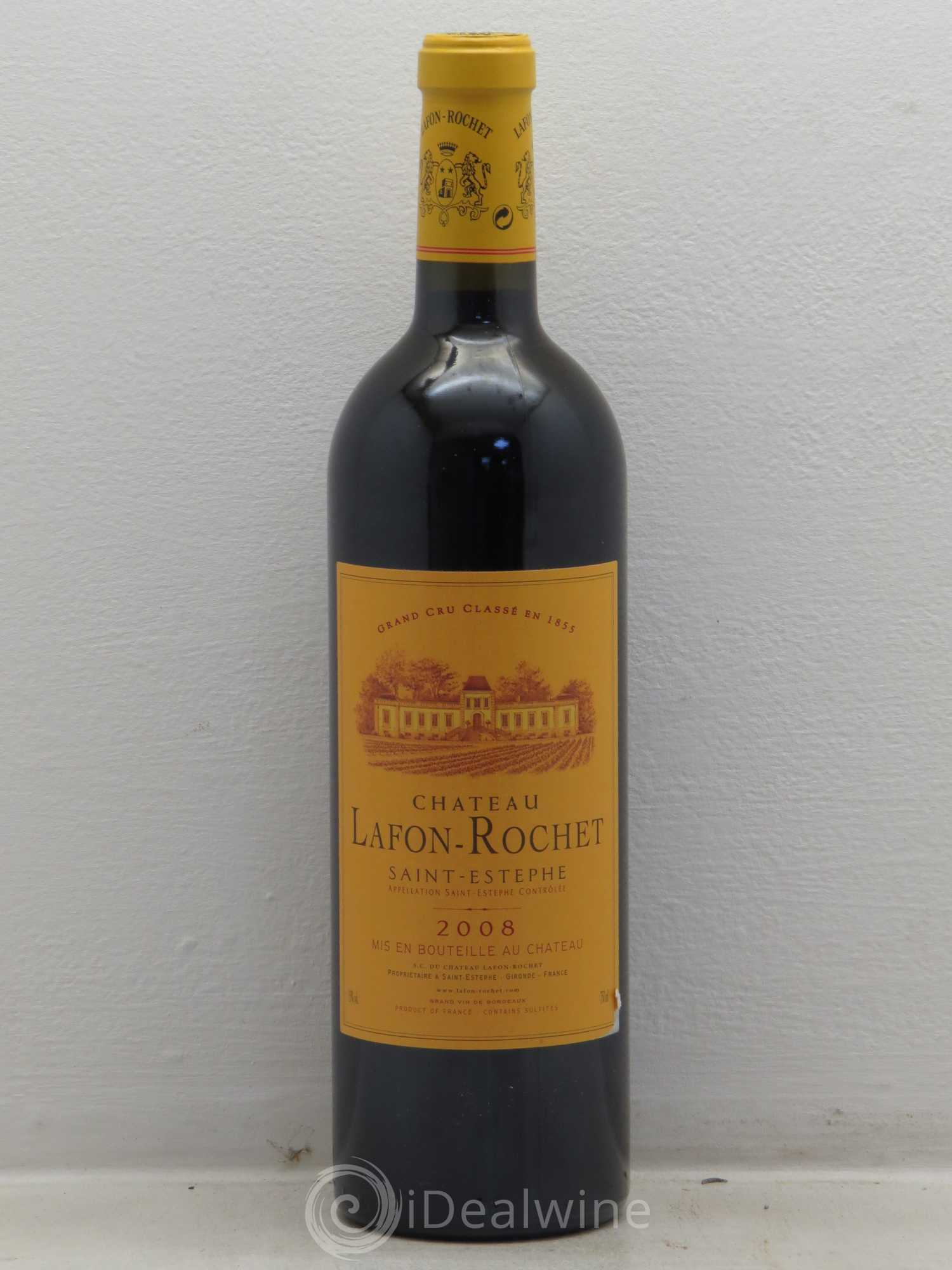 Château Lafon Rochet 4ème Grand Cru Classé 2008 - Lot de 12 bouteilles - 0