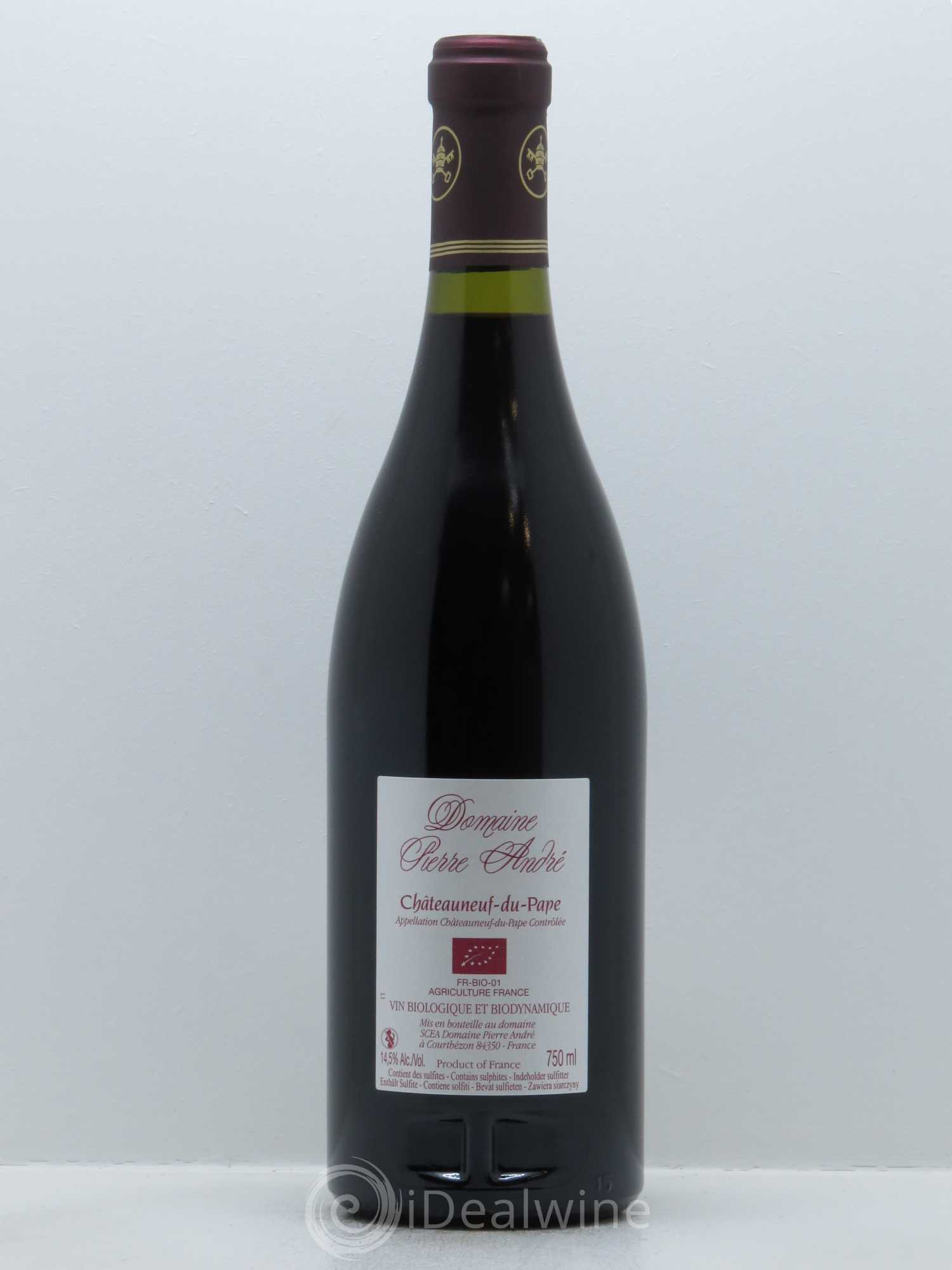 Châteauneuf-du-Pape Pierre André (Domaine) 2012 - Lot de 1 bouteille - 1