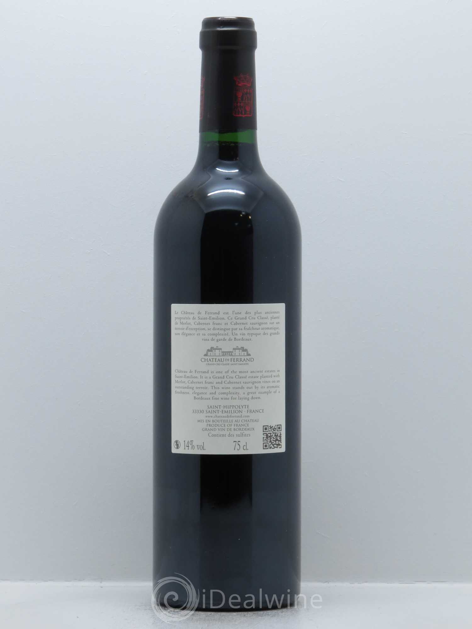 Château de Ferrand Grand Cru Classé 2014 - Lot de 1 bouteille - 1