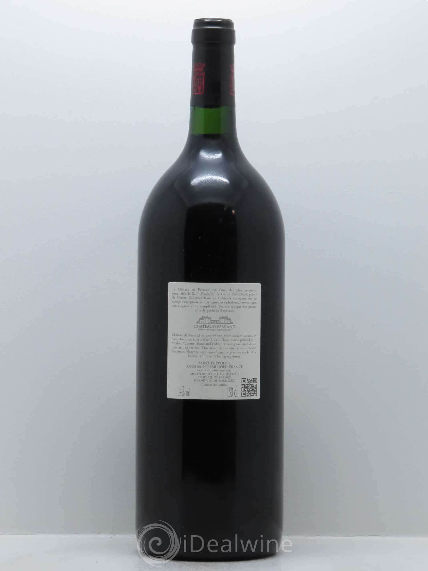 Château de Ferrand Grand Cru Classé 2012 - Lot de 1 magnum - 1