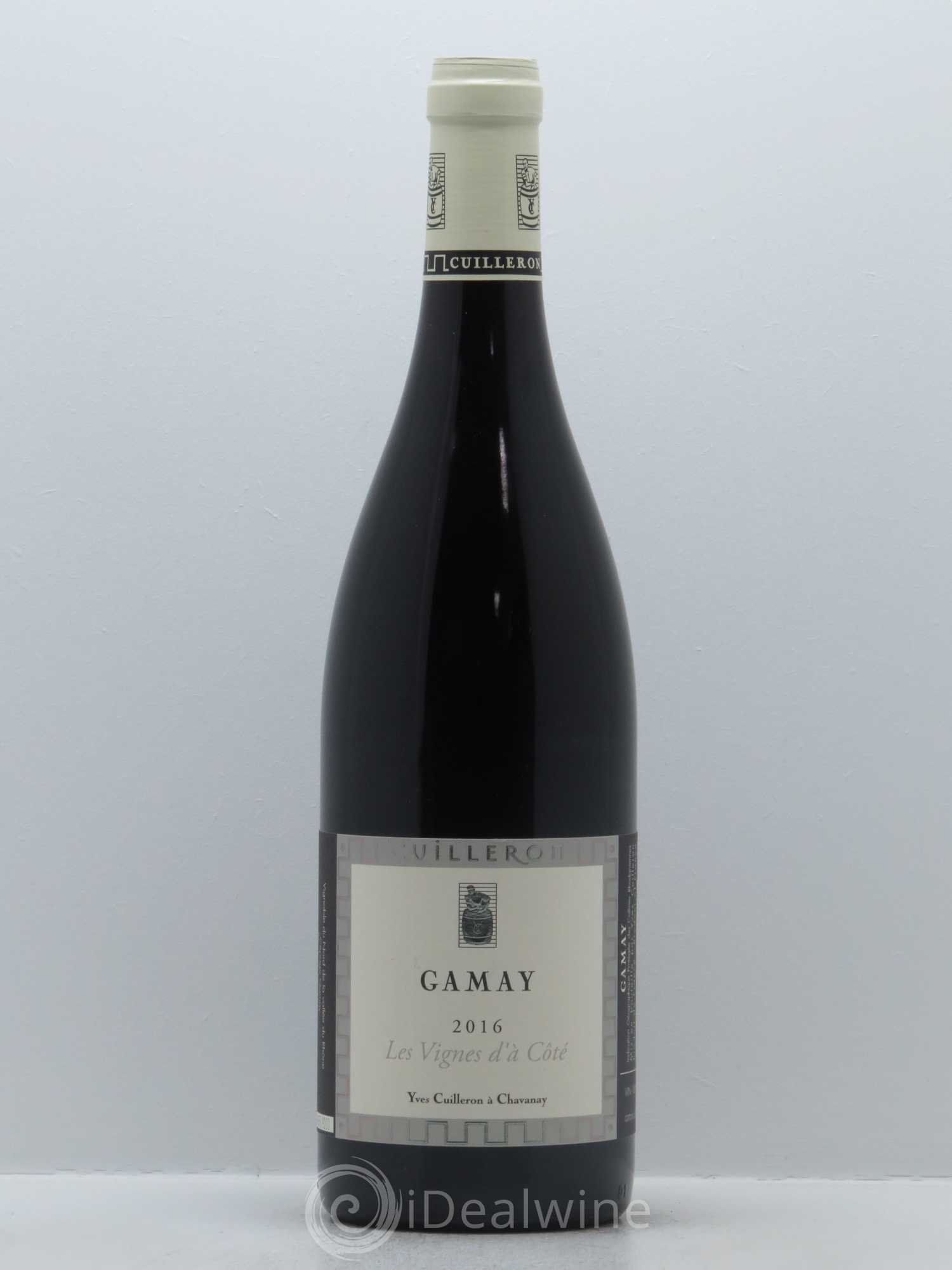 Collines Rhodaniennes Gamay les Vignes d'à Côté Yves Cuilleron (Domaine) 2016 - Lot de 1 bouteille - 0