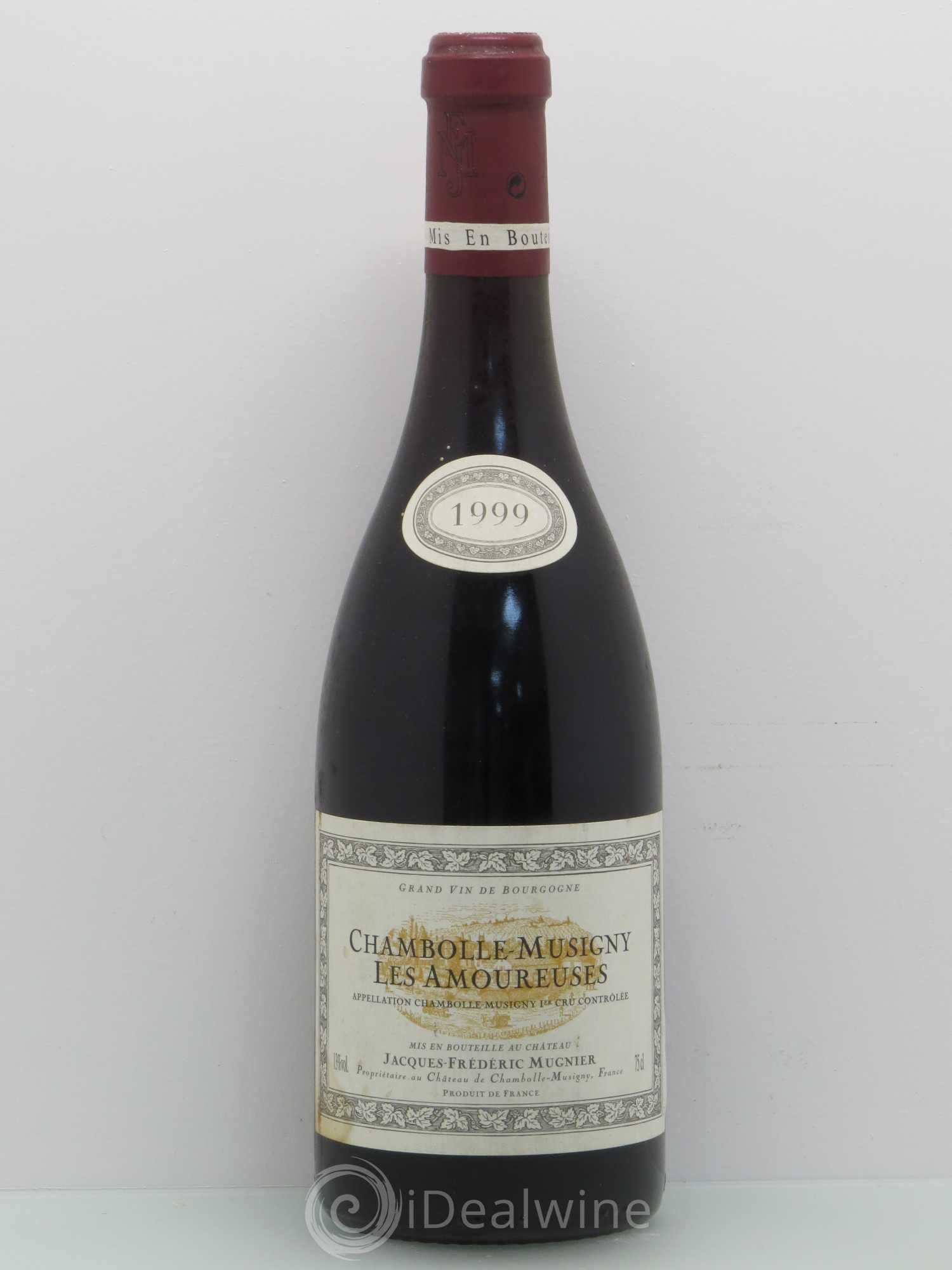 Chambolle-Musigny 1er Cru Les Amoureuses Jacques-Frédéric Mugnier 1999 - Lot de 1 bouteille - 0
