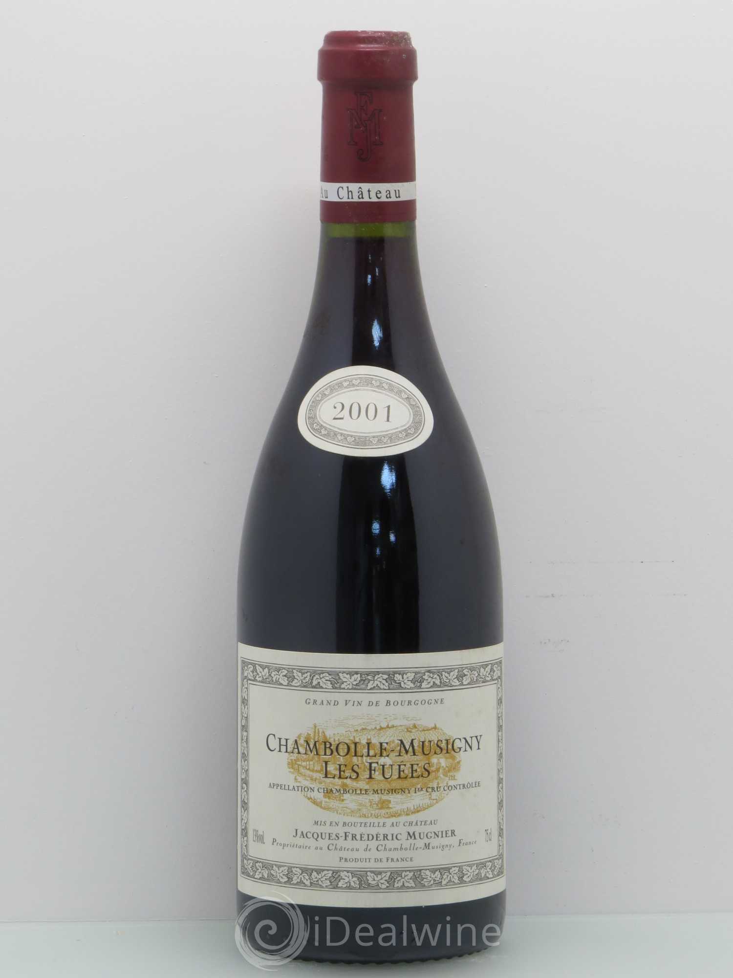 Chambolle-Musigny 1er Cru Les Fuées Jacques-Frédéric Mugnier 2001 - Lot de 1 bouteille - 0