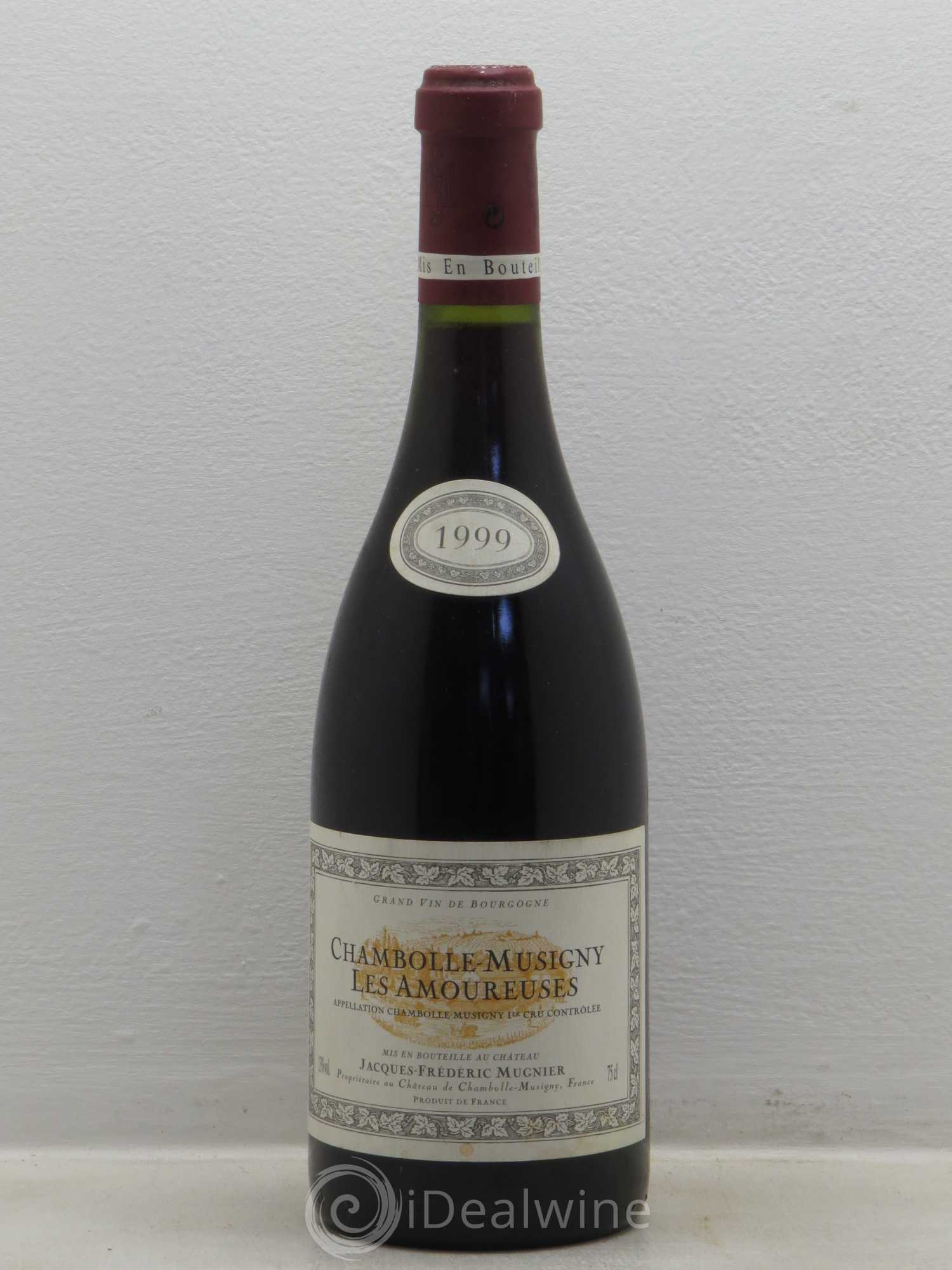 Chambolle-Musigny 1er Cru Les Amoureuses Jacques-Frédéric Mugnier 1999 - Lot de 1 bouteille - 0