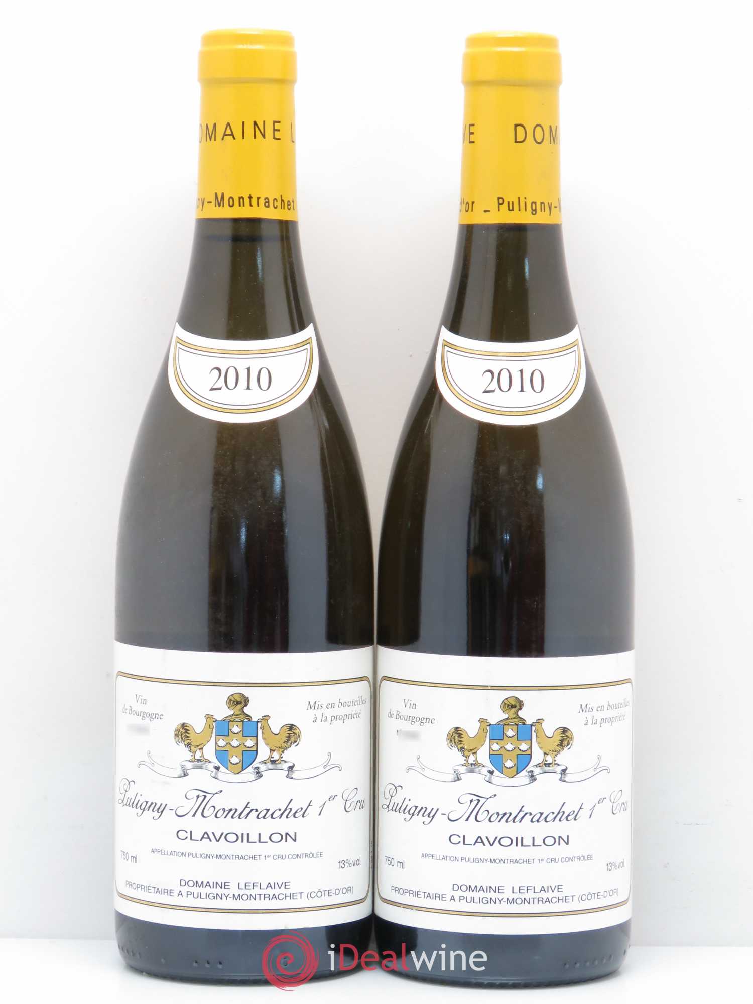 Puligny-Montrachet 1er Cru Clavoillon Leflaive (Domaine) 2010 - Lot de 2 bouteilles - 0