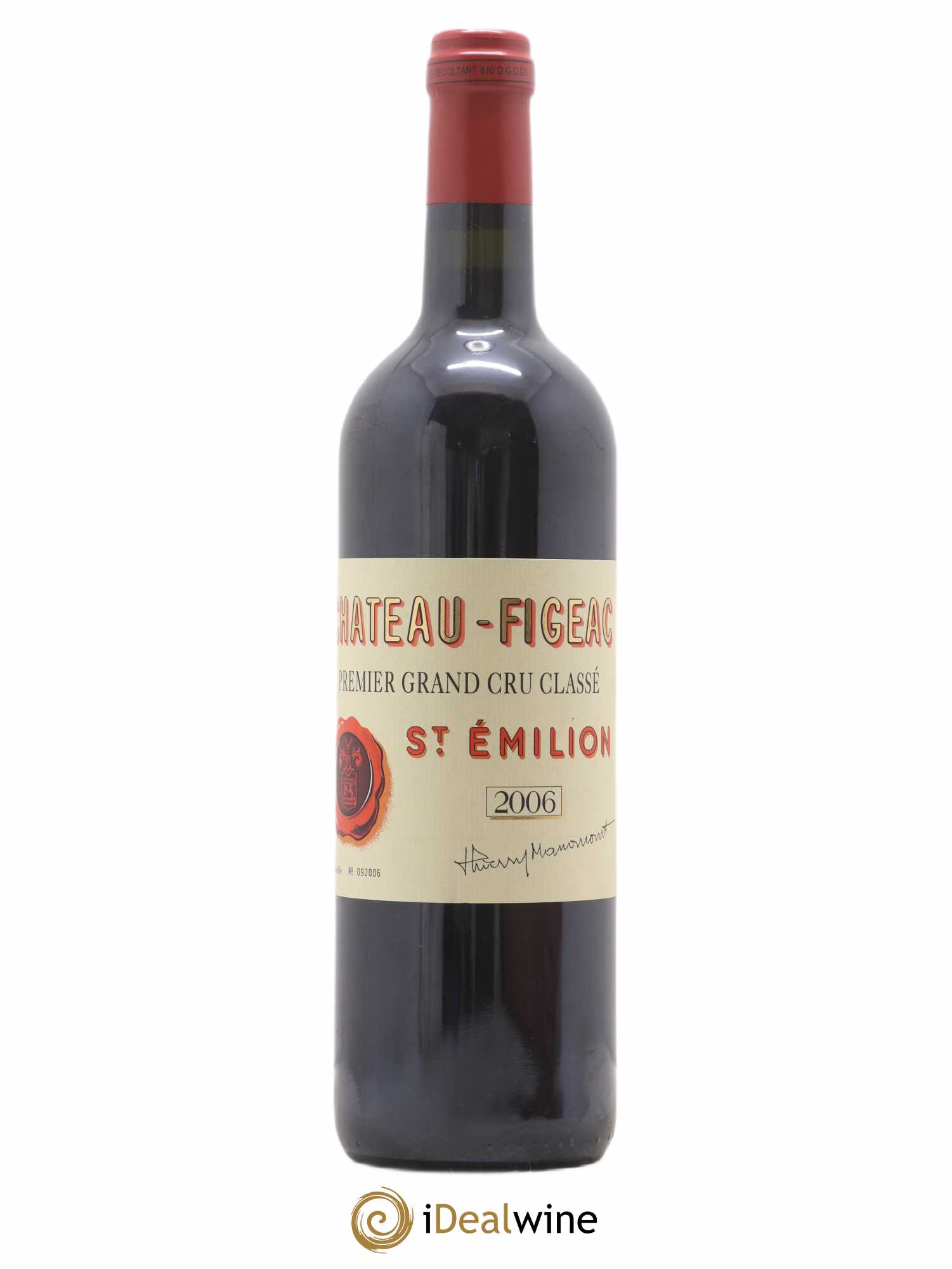 Château Figeac 1er Grand Cru Classé A 2006 - Lot de 1 bouteille - 0