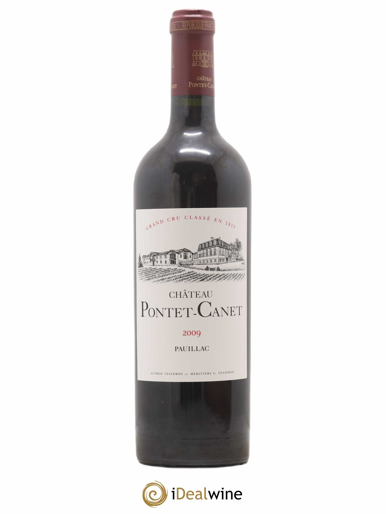 Château Pontet Canet 5ème Grand Cru Classé 2009 - Lot de 1 bouteille - 0