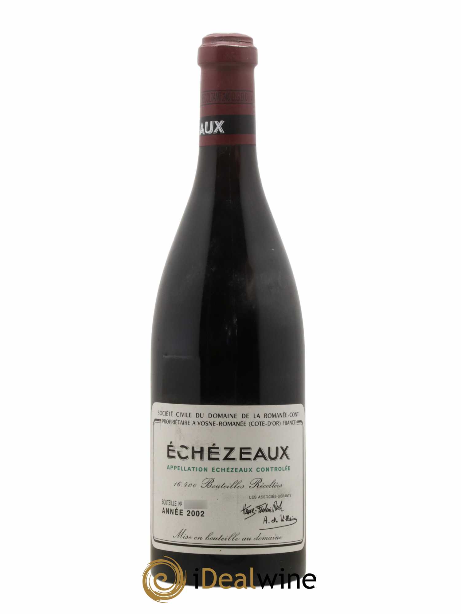 Echezeaux Grand Cru Domaine de la Romanée-Conti 2002 - Lot de 1 bouteille - 0