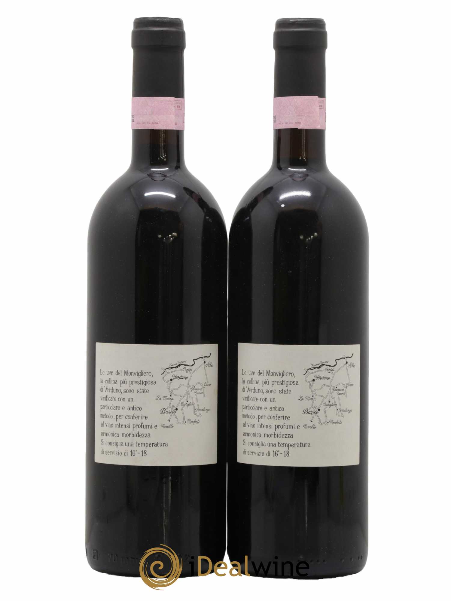 Barolo DOCG Monvigliero Comm. Giovan Battista Burlotto 1998 - Lot de 2 bouteilles - 1