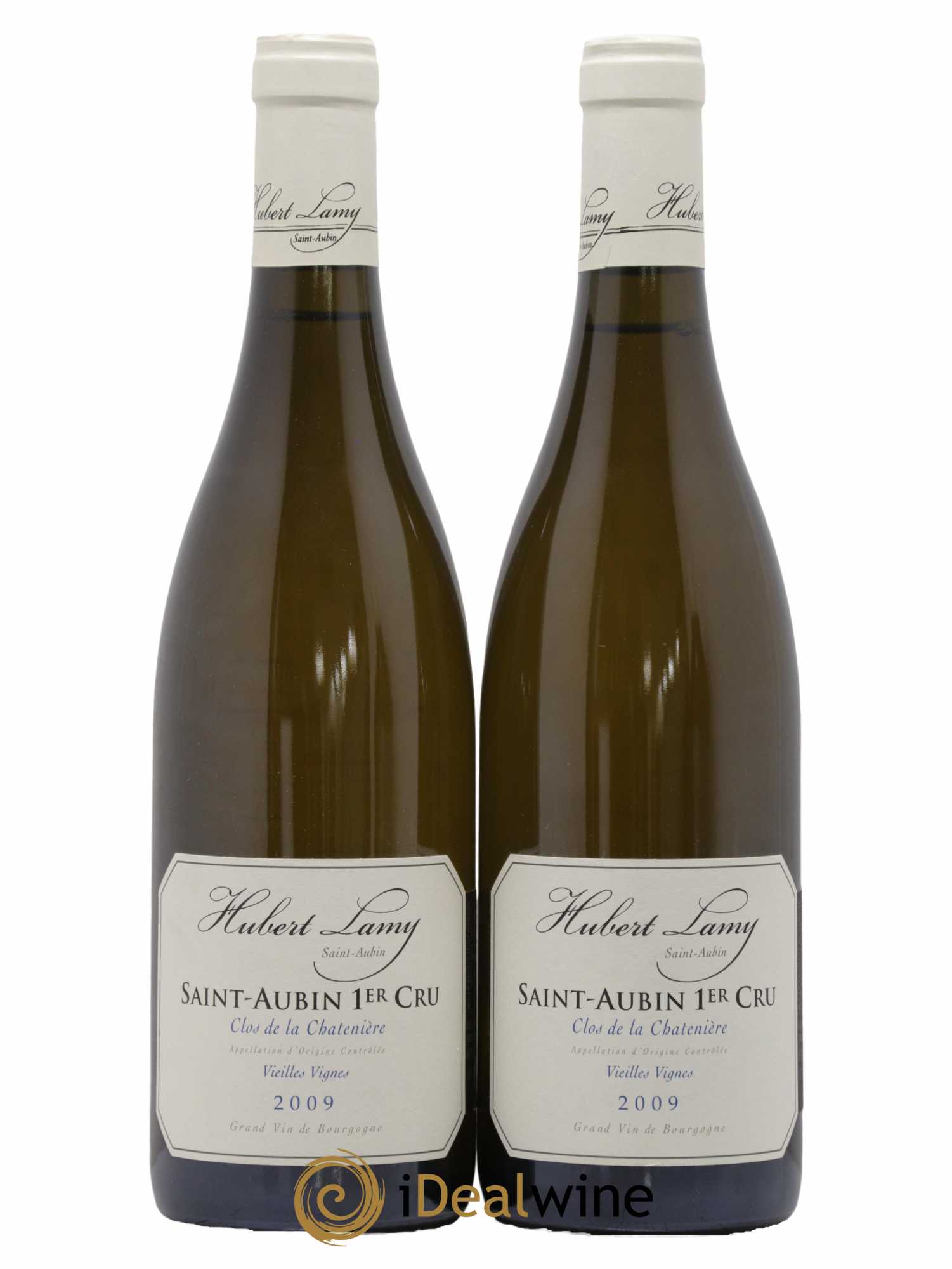 Saint-Aubin 1er Cru Clos de la Chatenière Vieilles Vignes Hubert Lamy 2009 - Lot de 2 bouteilles - 0