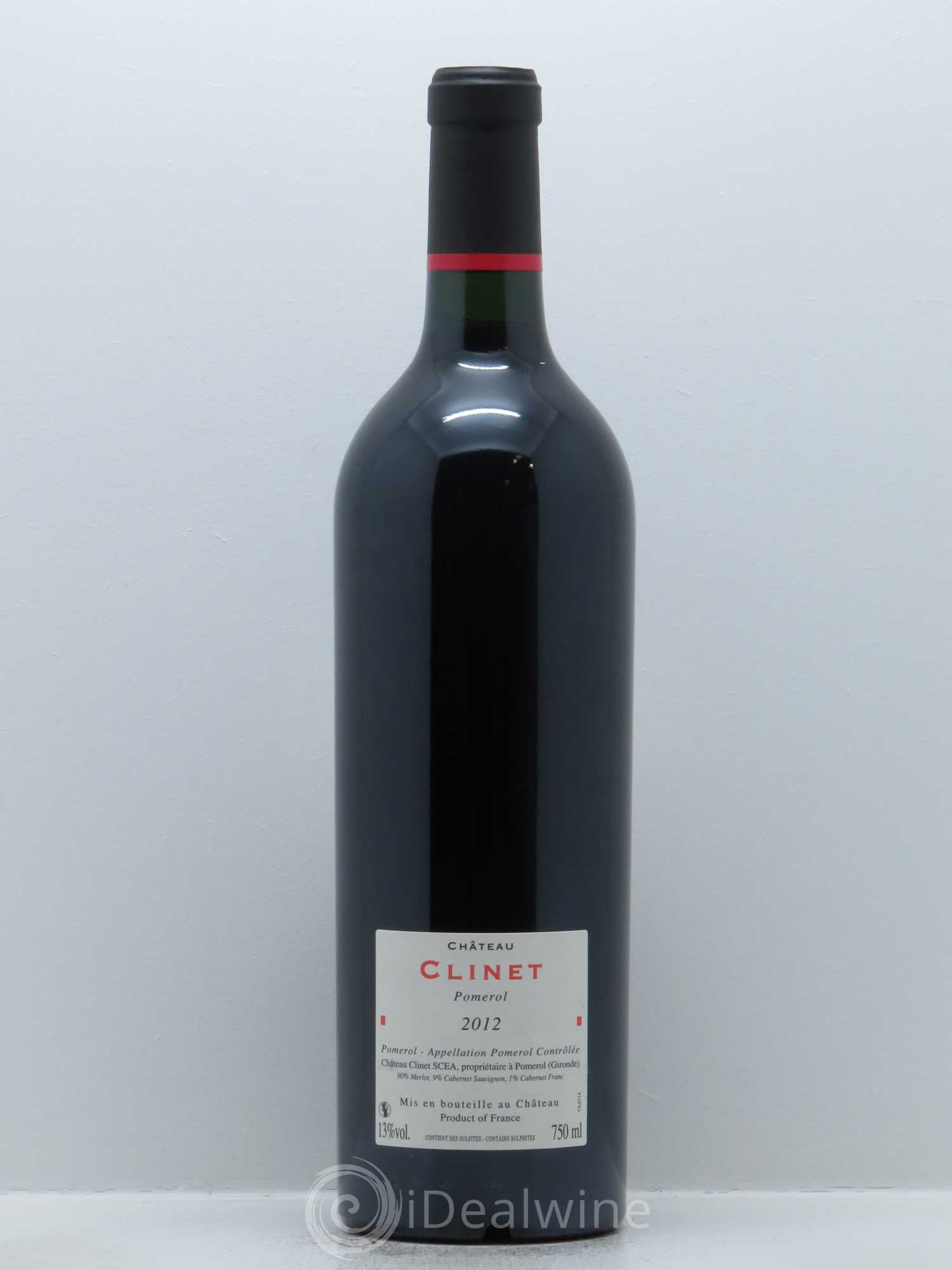 Château Clinet 2012 - Lot de 1 bouteille - 1