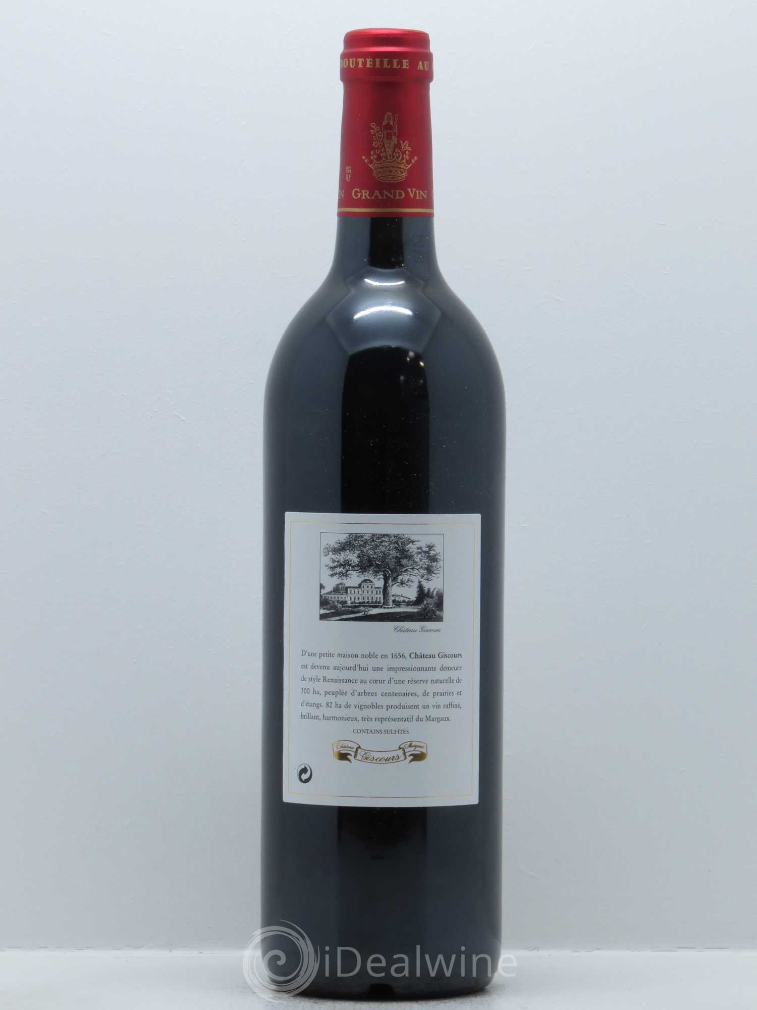 Château Giscours 3ème Grand Cru Classé 2003 - Lot de 1 bouteille - 1