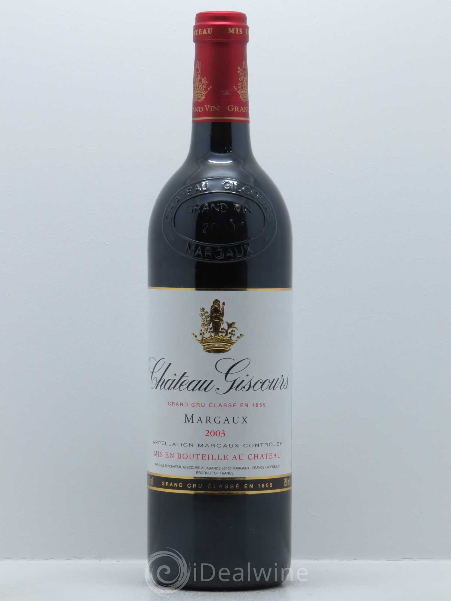 Château Giscours 3ème Grand Cru Classé 2003 - Lot de 1 bouteille - 0