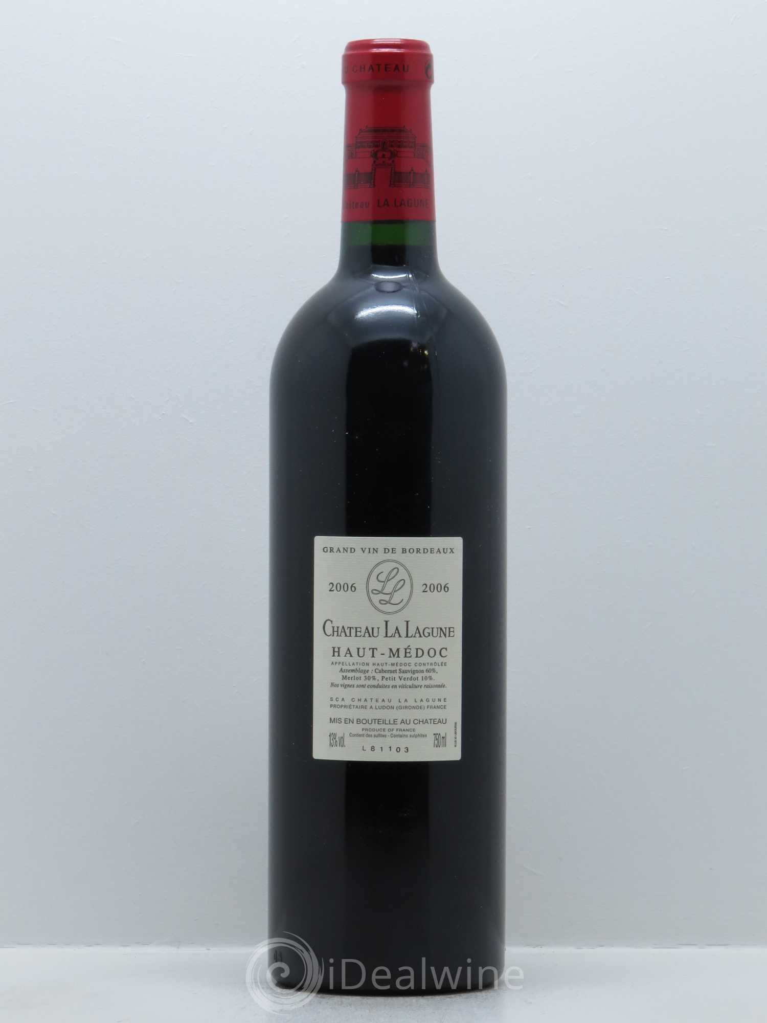 Château la Lagune 3ème Grand Cru Classé 2006 - Lot de 1 bouteille - 1