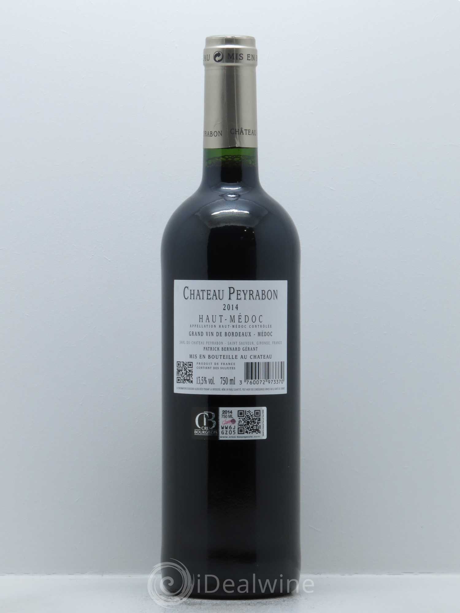Château Peyrabon Cru Bourgeois 2014 - Lot de 1 bouteille - 1