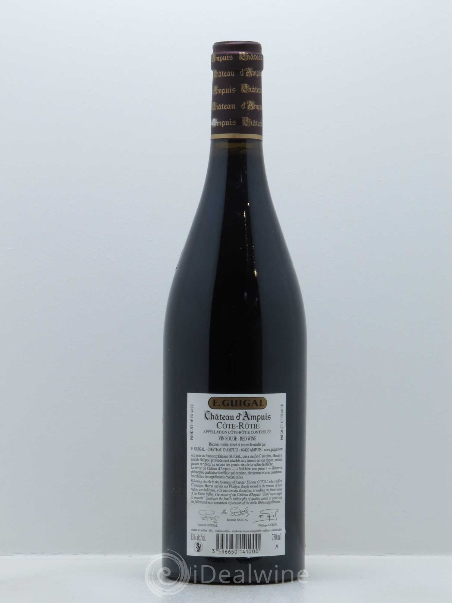 Côte-Rôtie Château d'Ampuis Guigal 2007 - Lot de 1 bouteille - 1