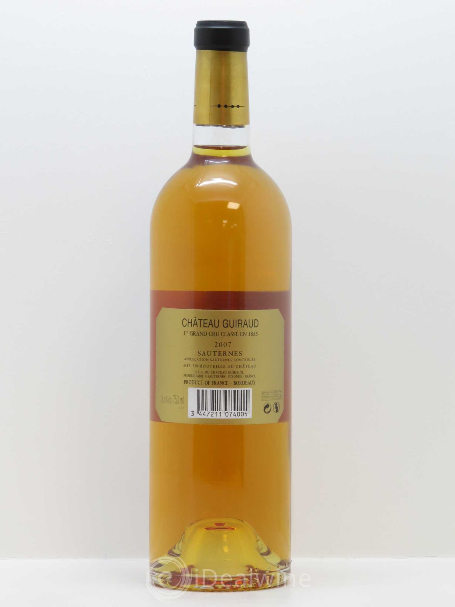 Château Guiraud 1er Grand Cru Classé 2007 - Lotto di 1 bottiglia - 1
