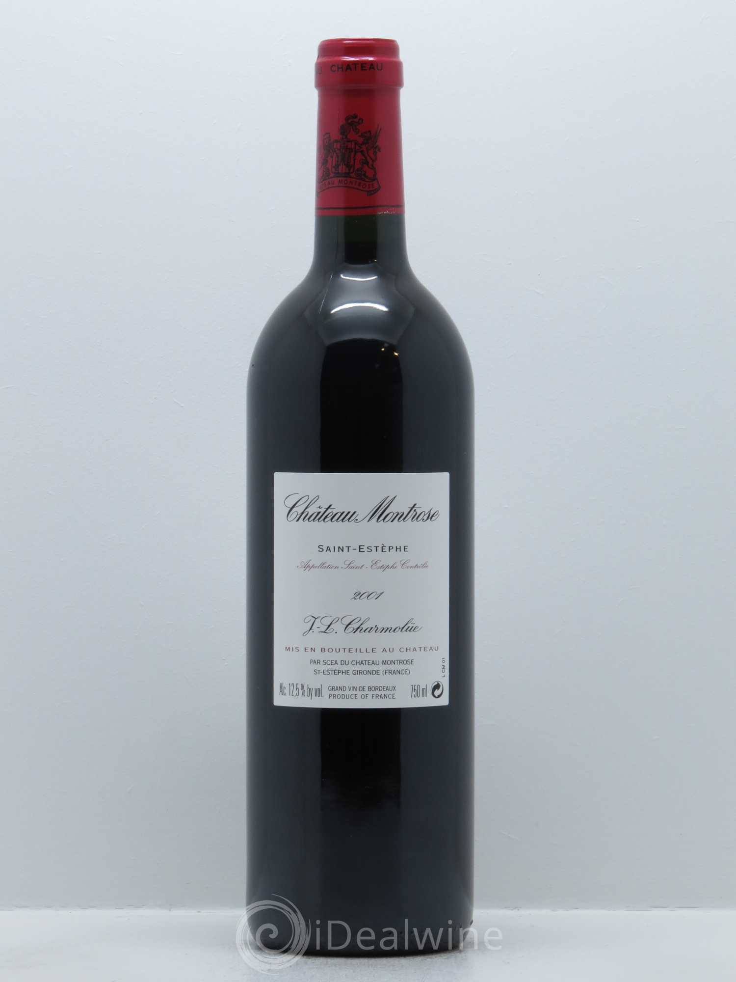Château Montrose 2ème Grand Cru Classé 2001 - Lot de 1 bouteille - 1