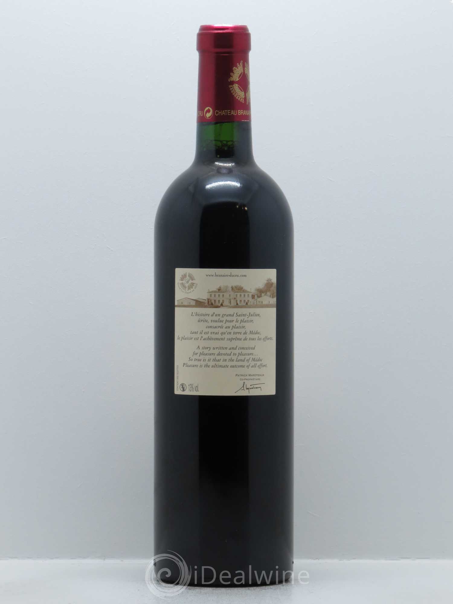 Château Branaire Ducru 4ème Grand Cru Classé 2006 - Lot de 1 bouteille - 1
