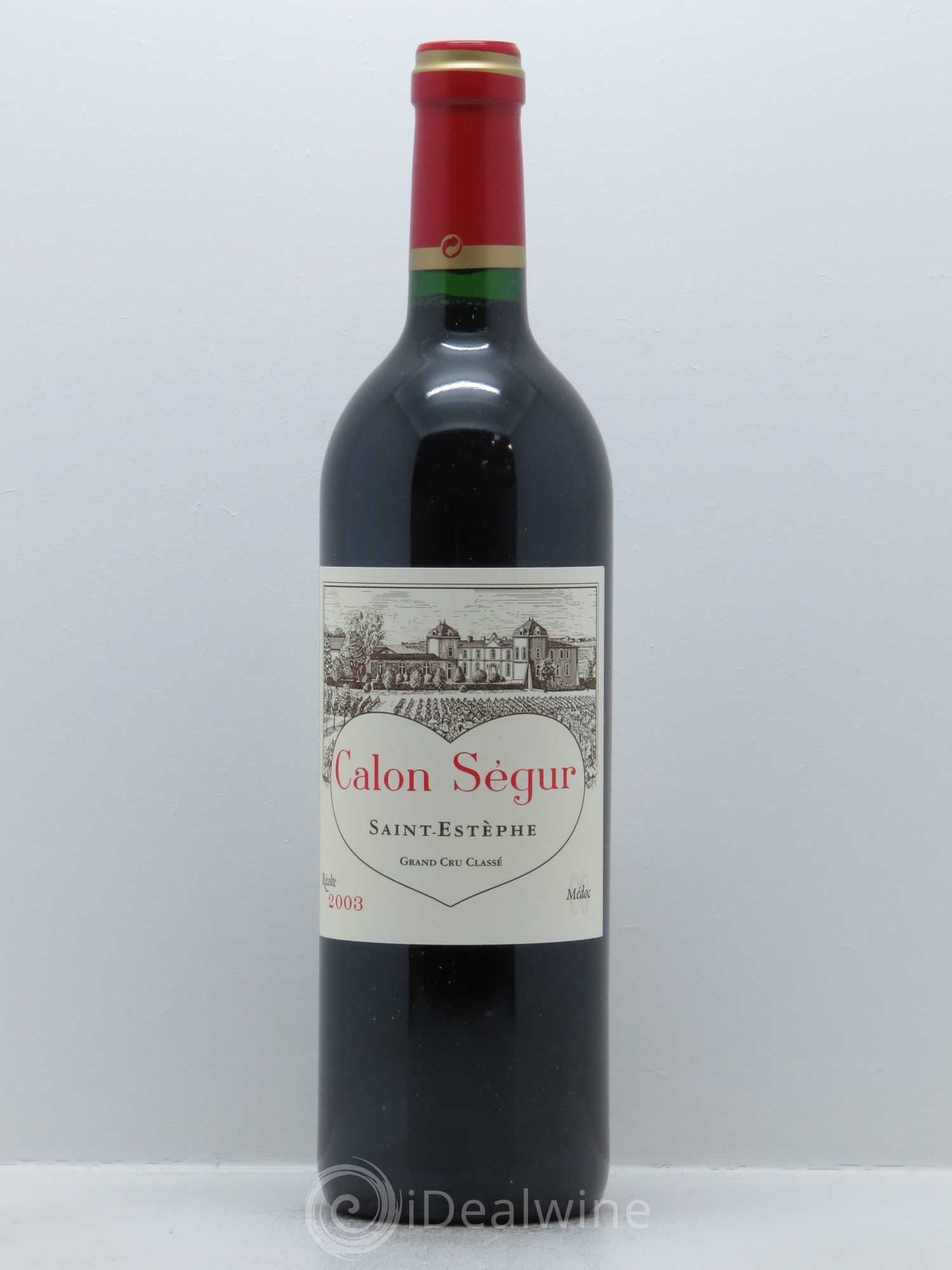 Château Calon Ségur 3ème Grand Cru Classé 2003 - Lot de 1 bouteille - 0
