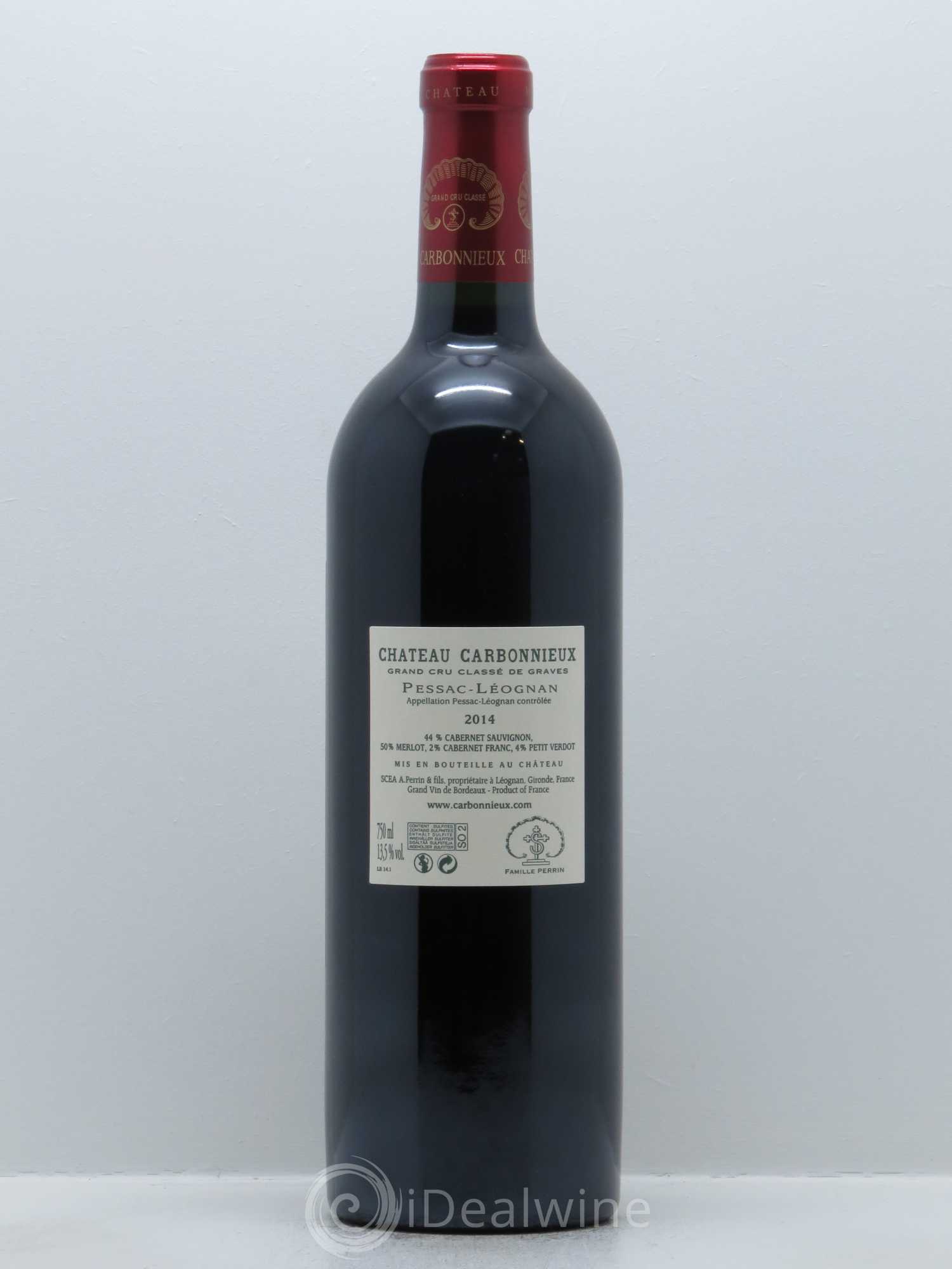 Château Carbonnieux Cru Classé de Graves 2014 - Lot de 1 bouteille - 1