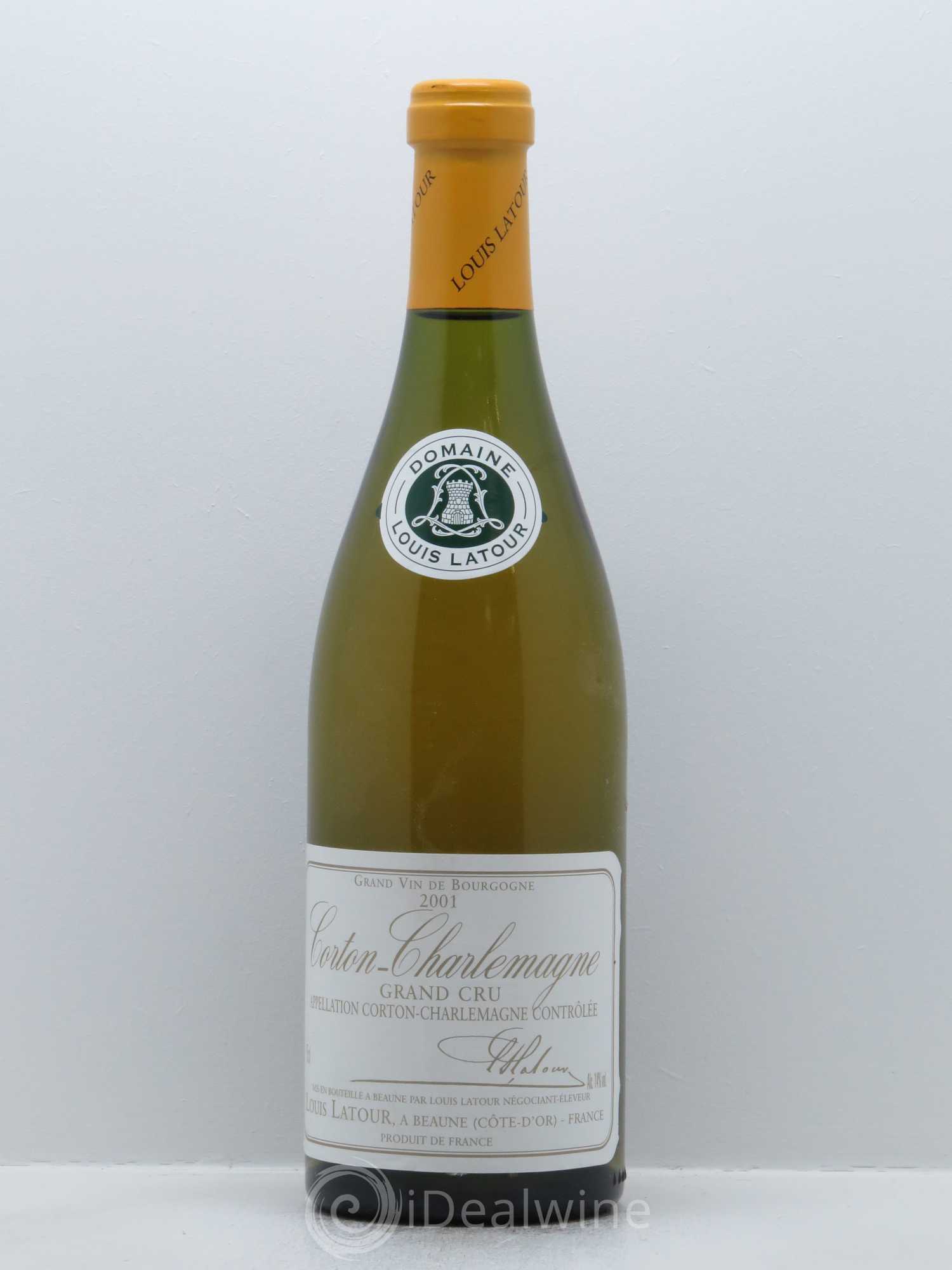 Corton-Charlemagne Grand Cru Louis Latour 2001 - Lot de 1 bouteille - 0