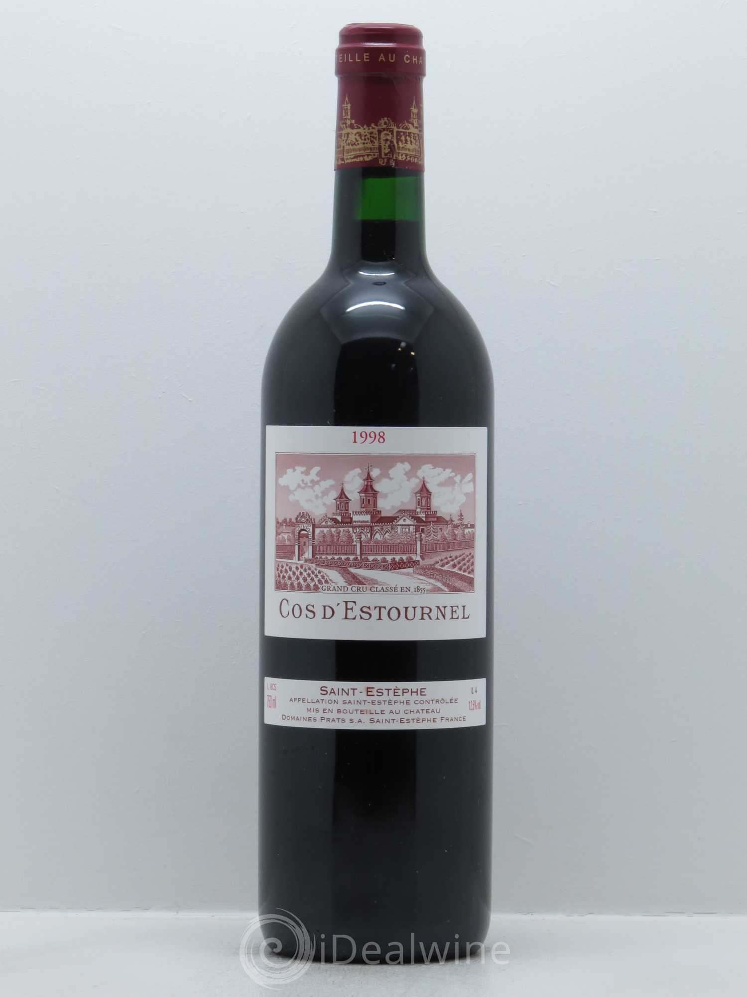 Cos d'Estournel 2ème Grand Cru Classé 1998 - Lot de 1 bouteille - 0